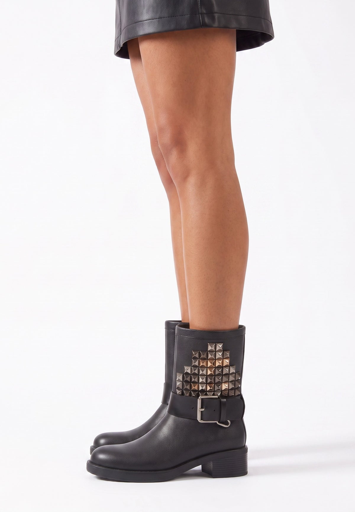 Studded Ankle Boots Joan - Black