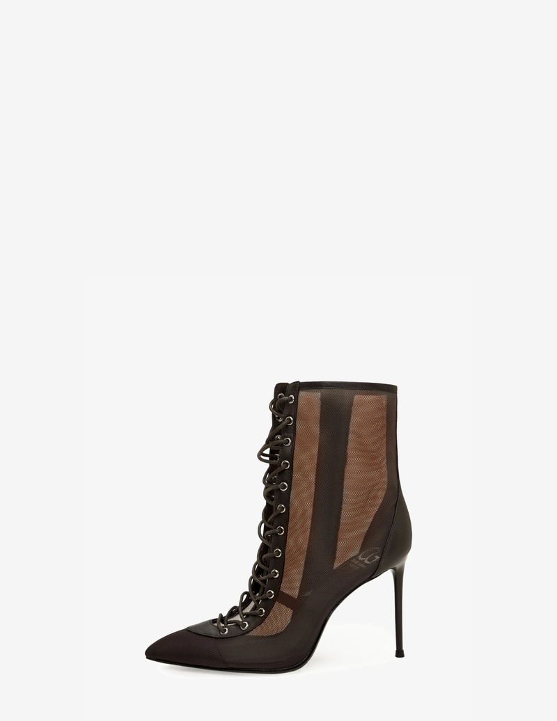 Lace-Up Stiletto Boots