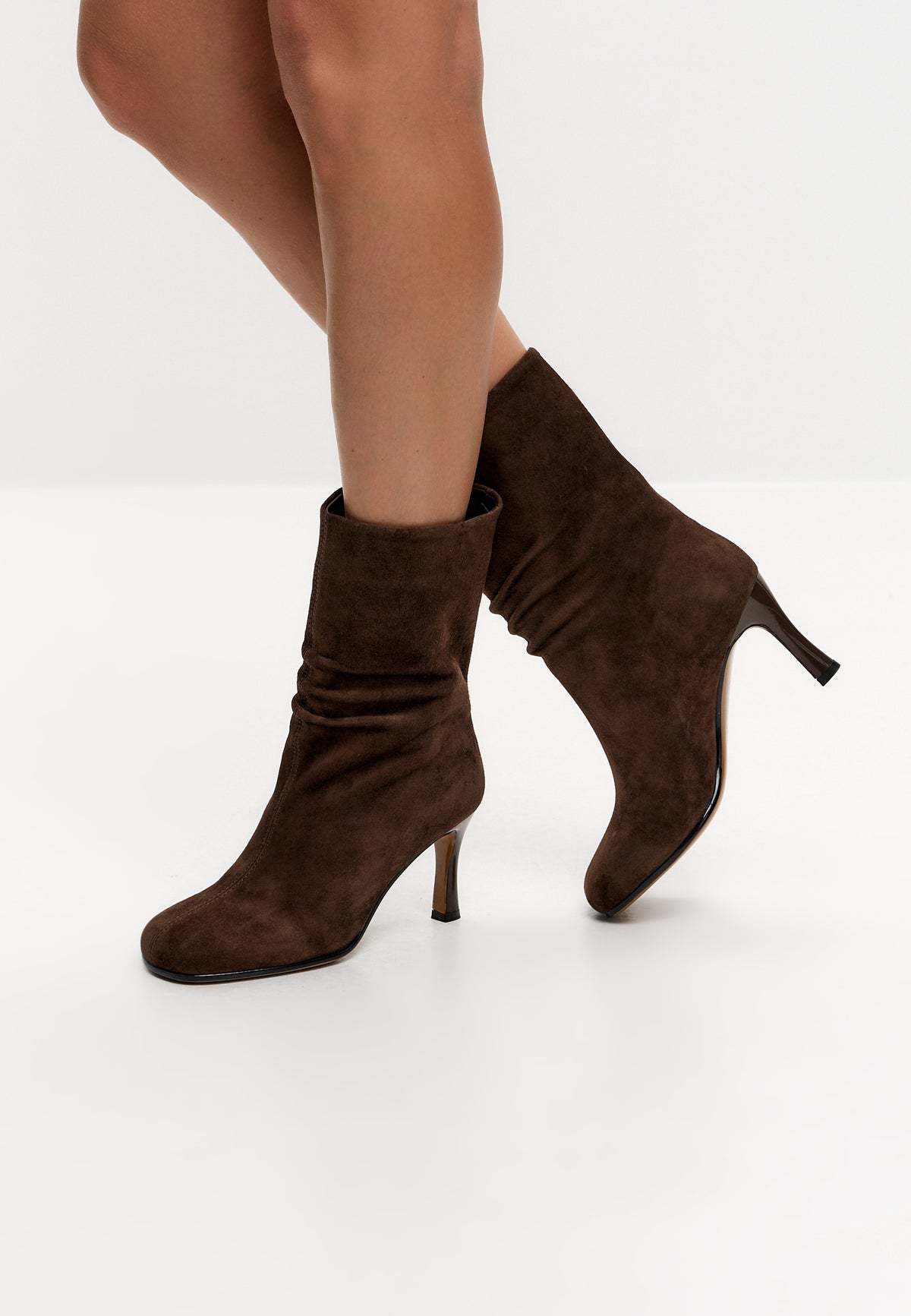 Bottes à talons Grace en daim
