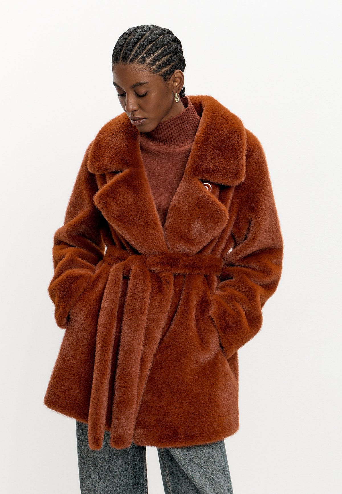 Cappotto classico – Terracotta