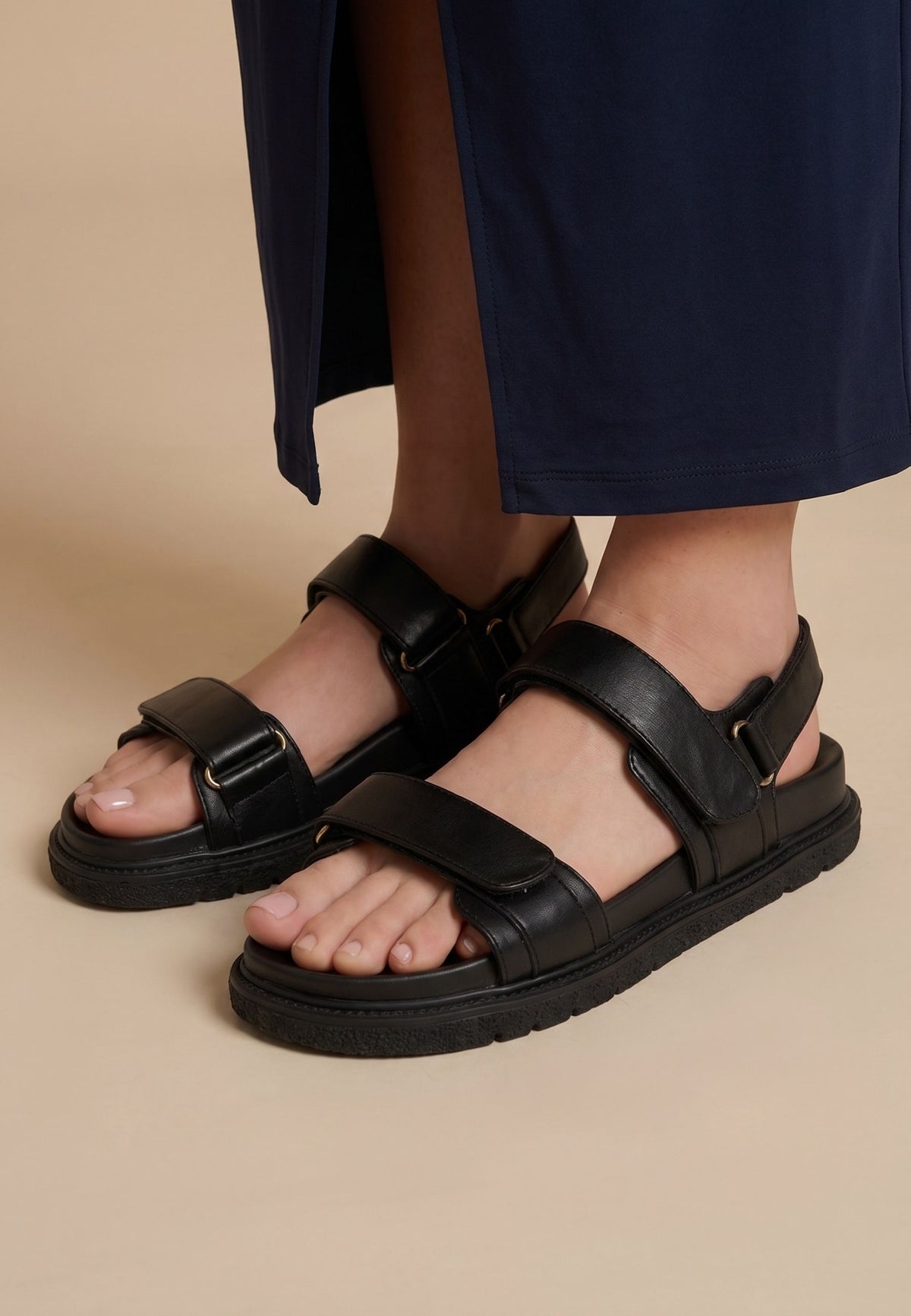 Sandales à plateforme en cuir Maymara