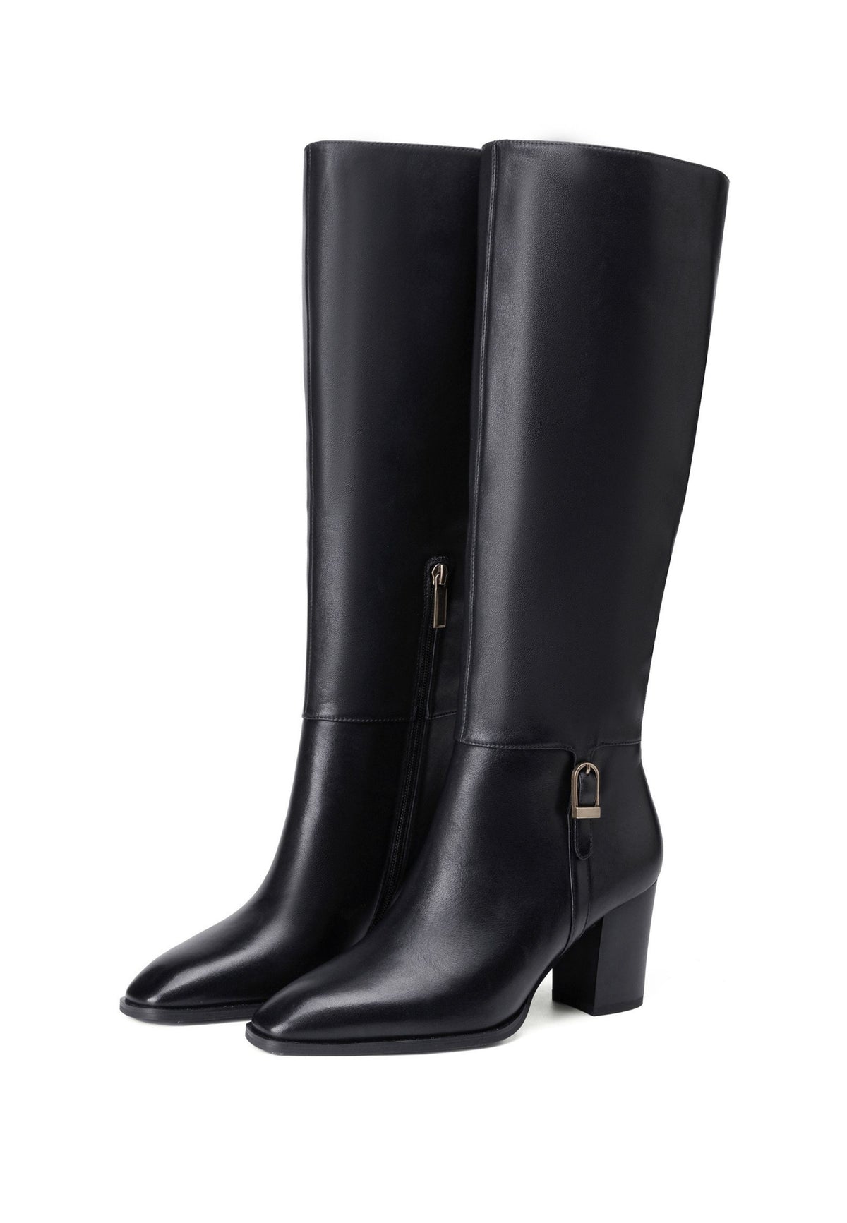 Over-the-Knee Block Heel Boots