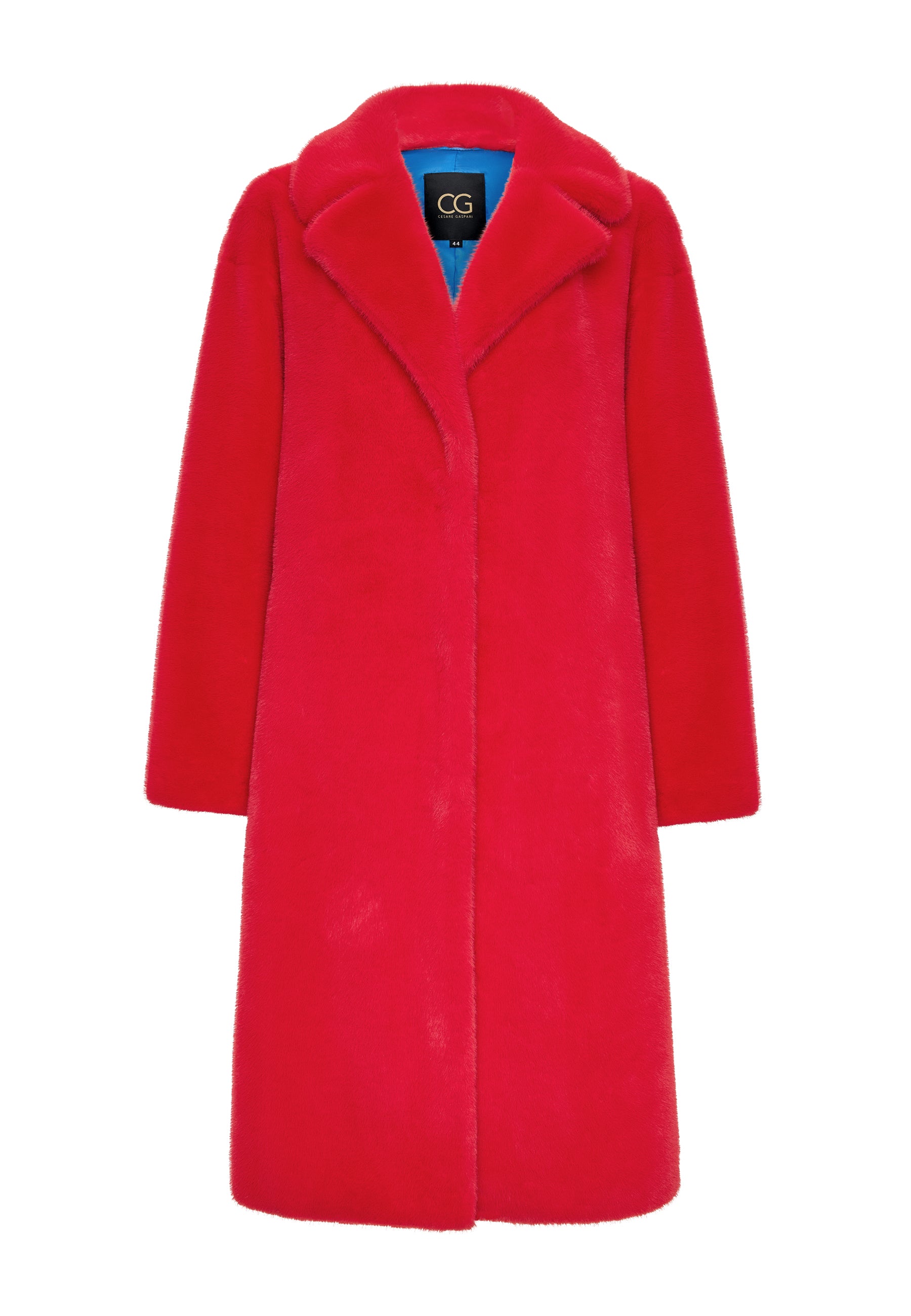 Deluxe Long Back Print Coat Lovers - Red