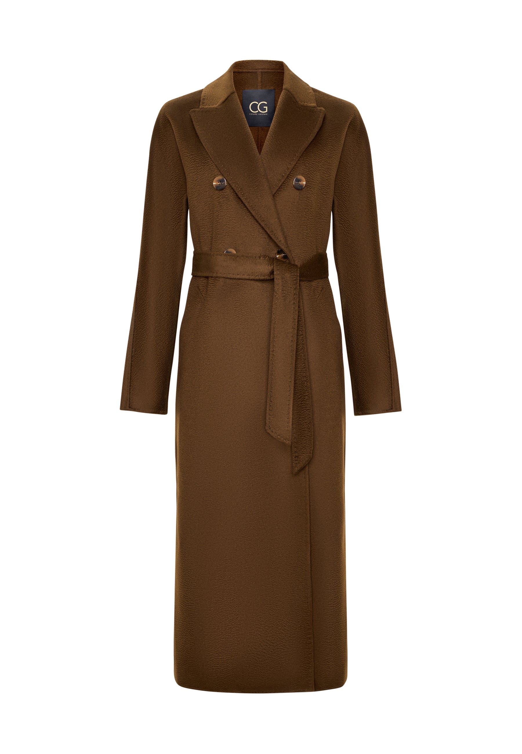 Classic Luxe Long Coat Rosie - Brown