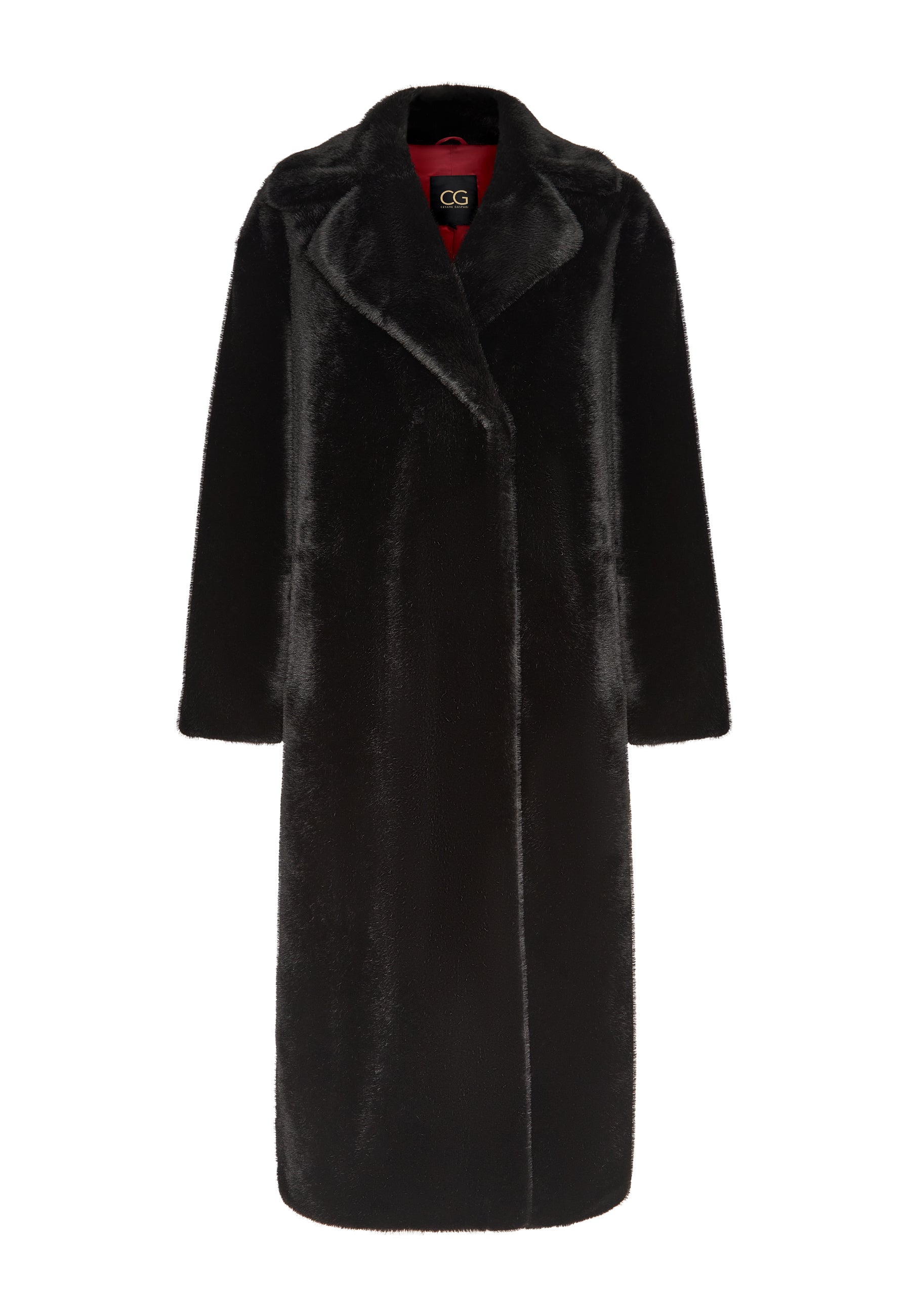 Luxurious Faux Fur Coat Freya - Black