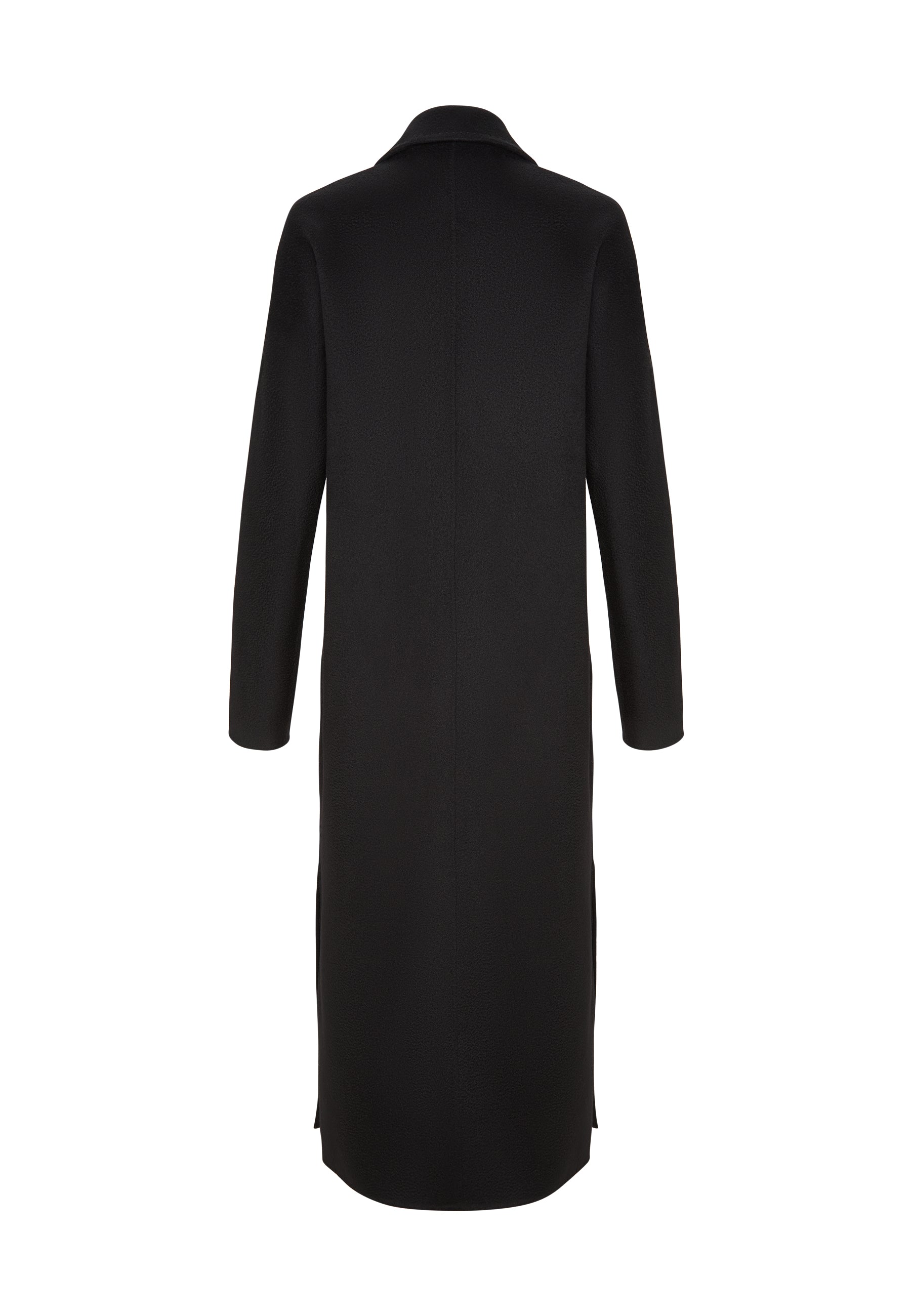 Classic Luxe Long Coat Rosie - Black