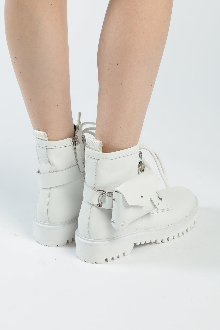 Combat Utility Boots - White