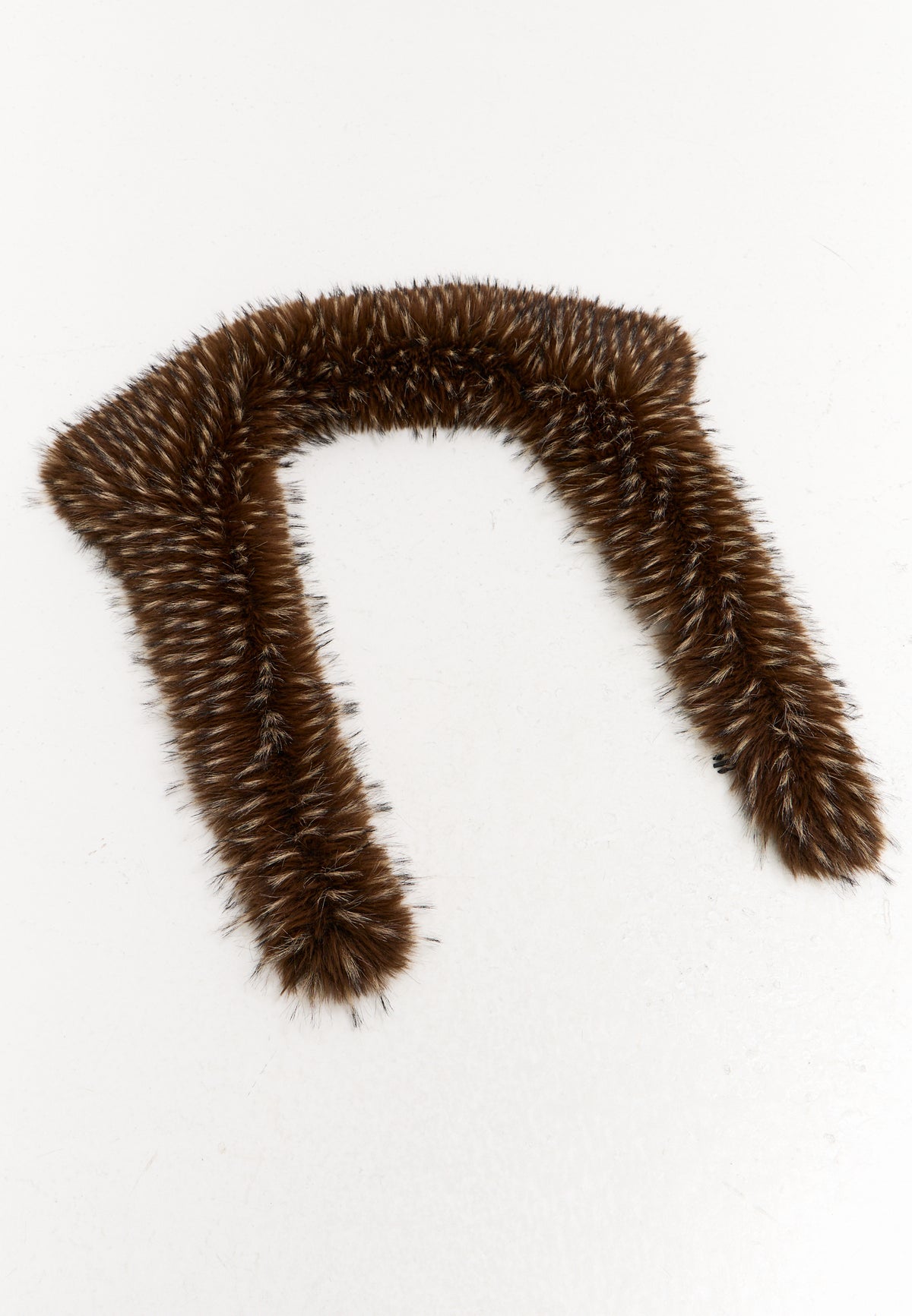Signature jakke med oversized krave – Brun