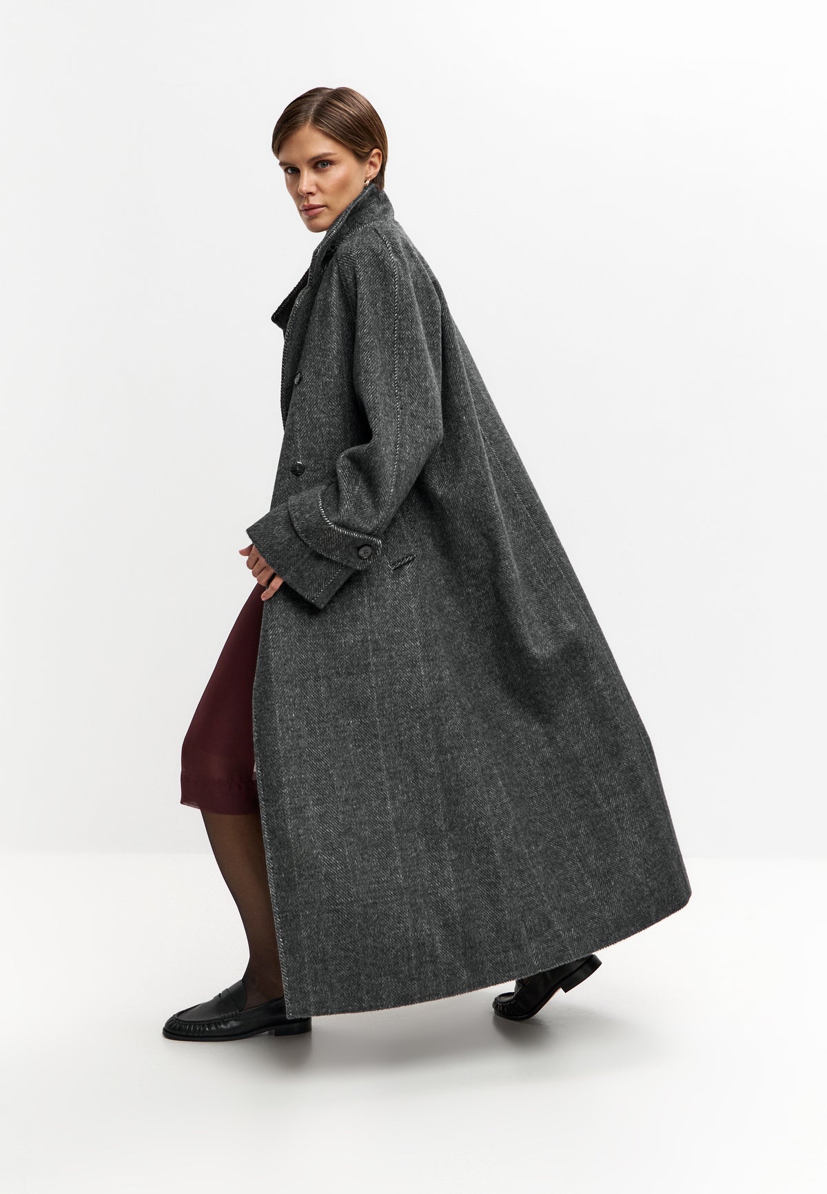 Highland Mist Coat - Graphite