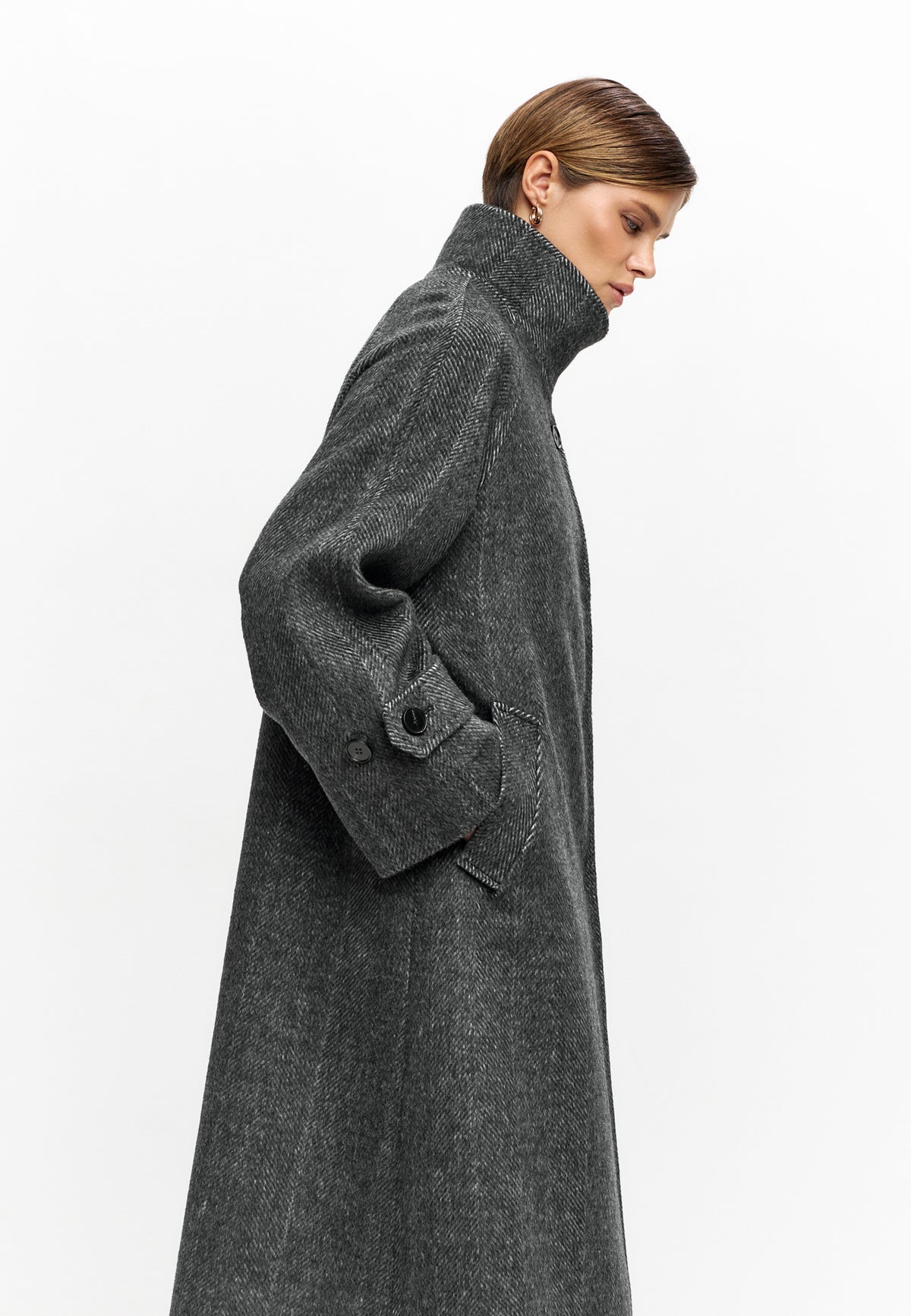 Highland Mist Coat - Graphite