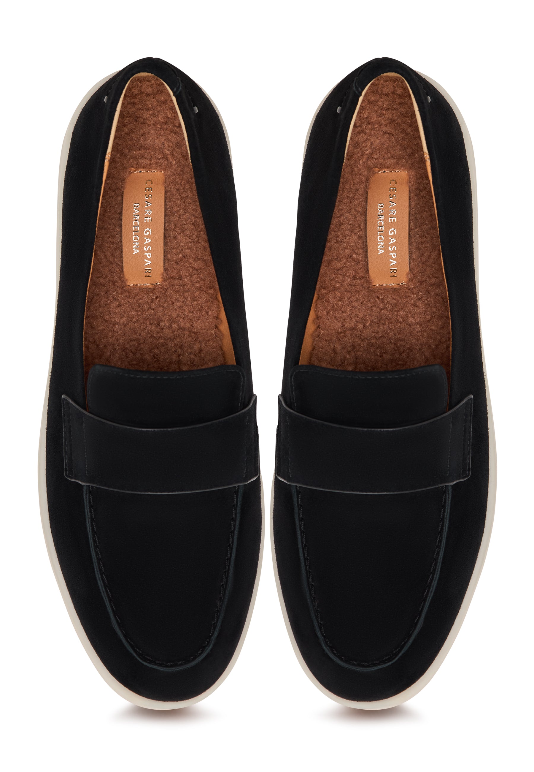 Low Platform Loafers Alaska - Black