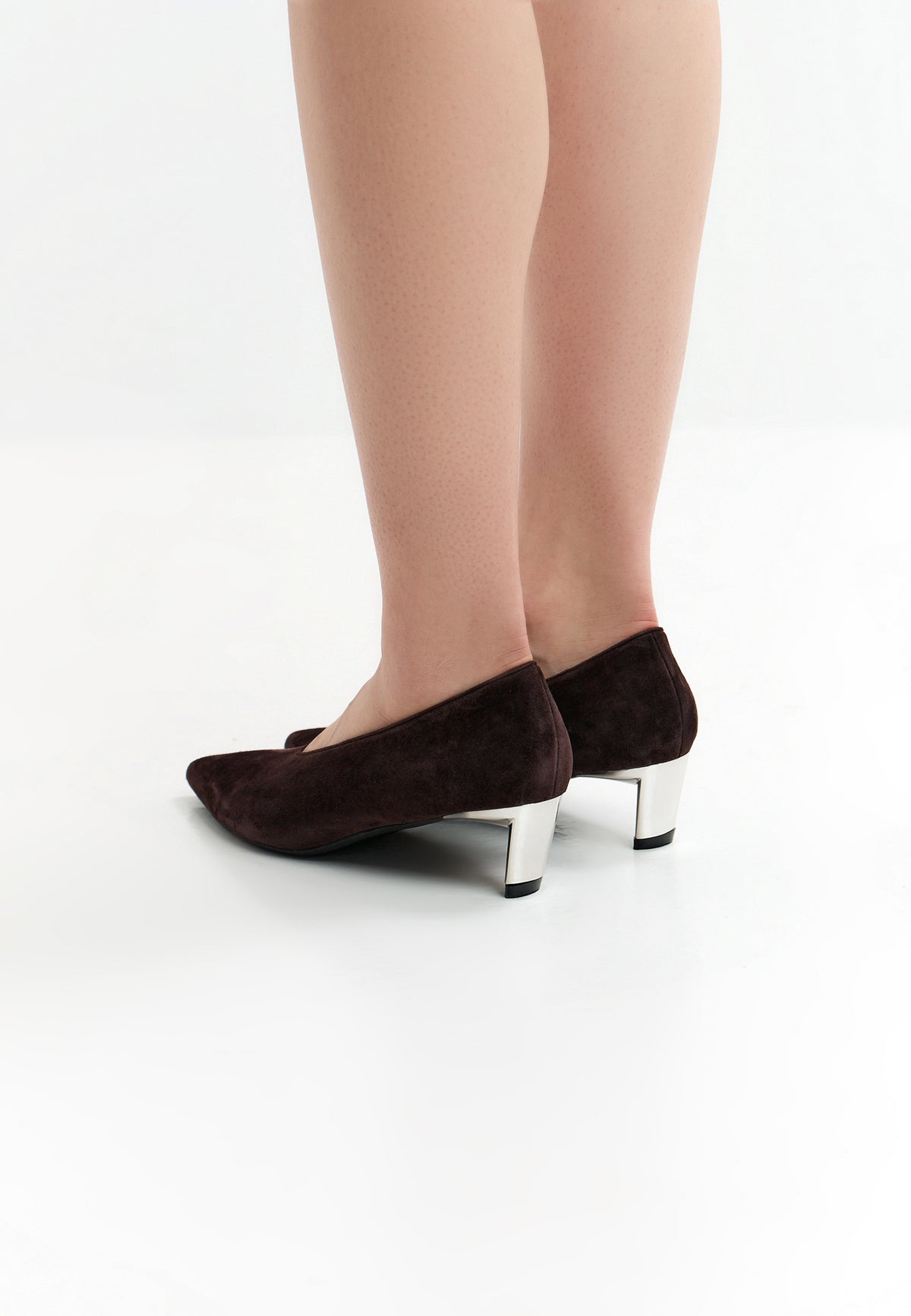 Suede Pumps Di – Brown