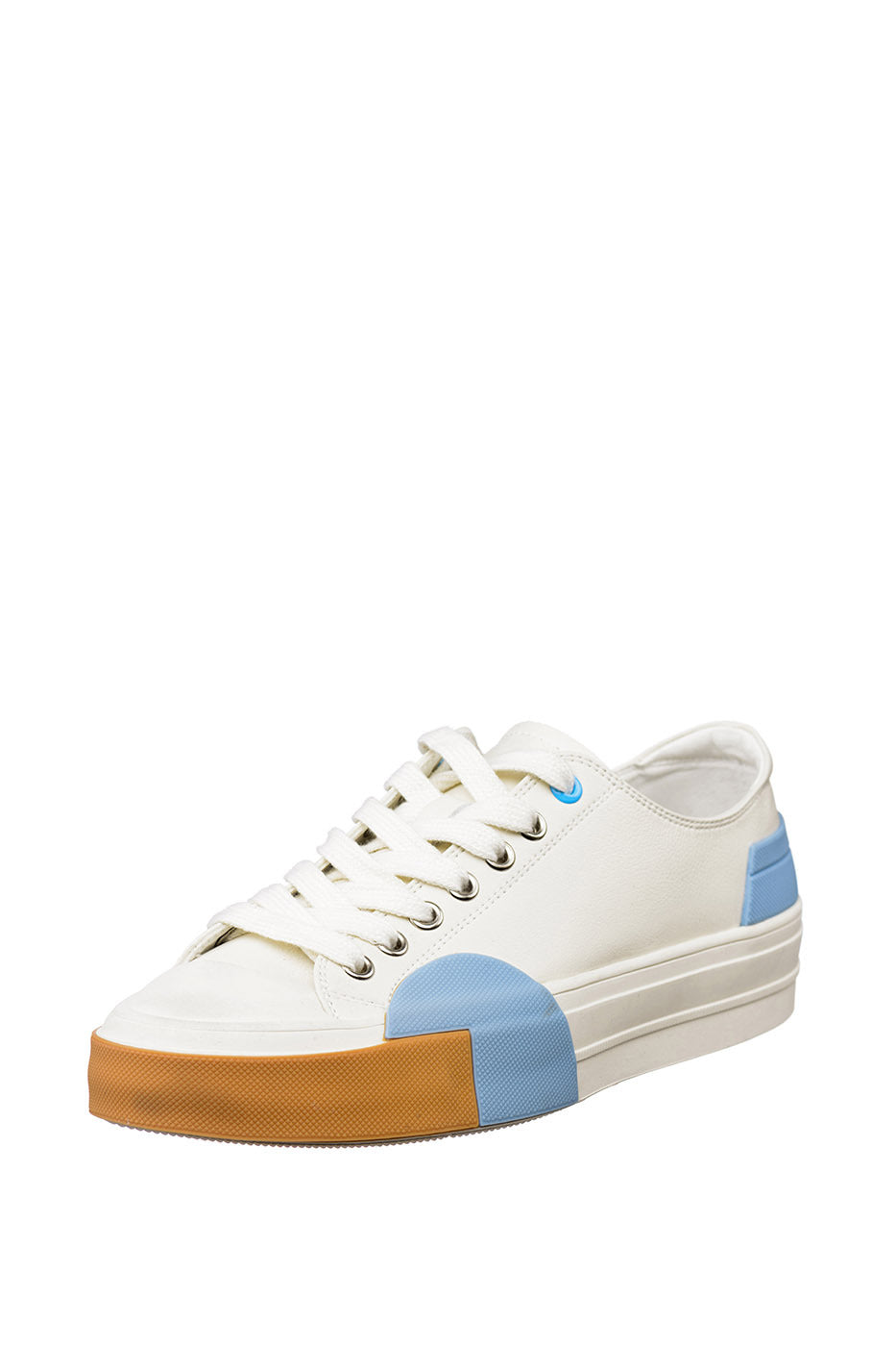 Multi-Panel Platform Sneakers