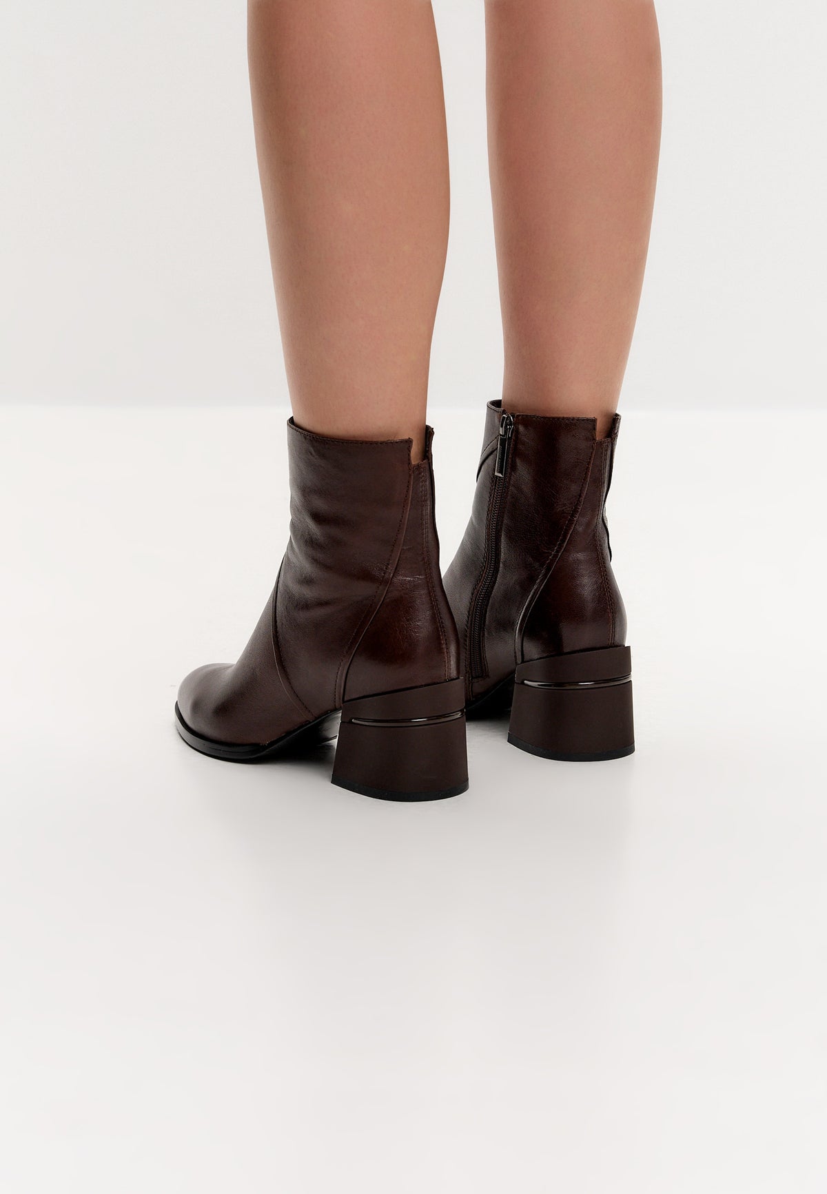 Sculpted Sophistication ankelboots – Mörkbrun