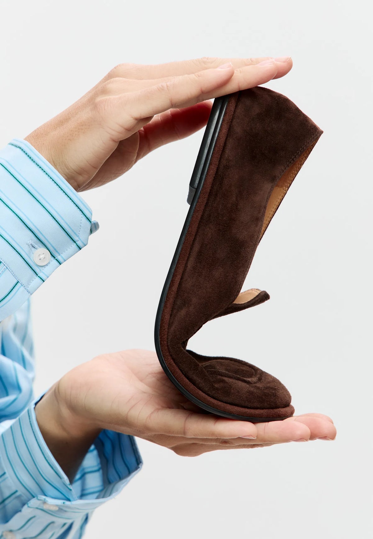 Soft Step Suede Loafers – Brown