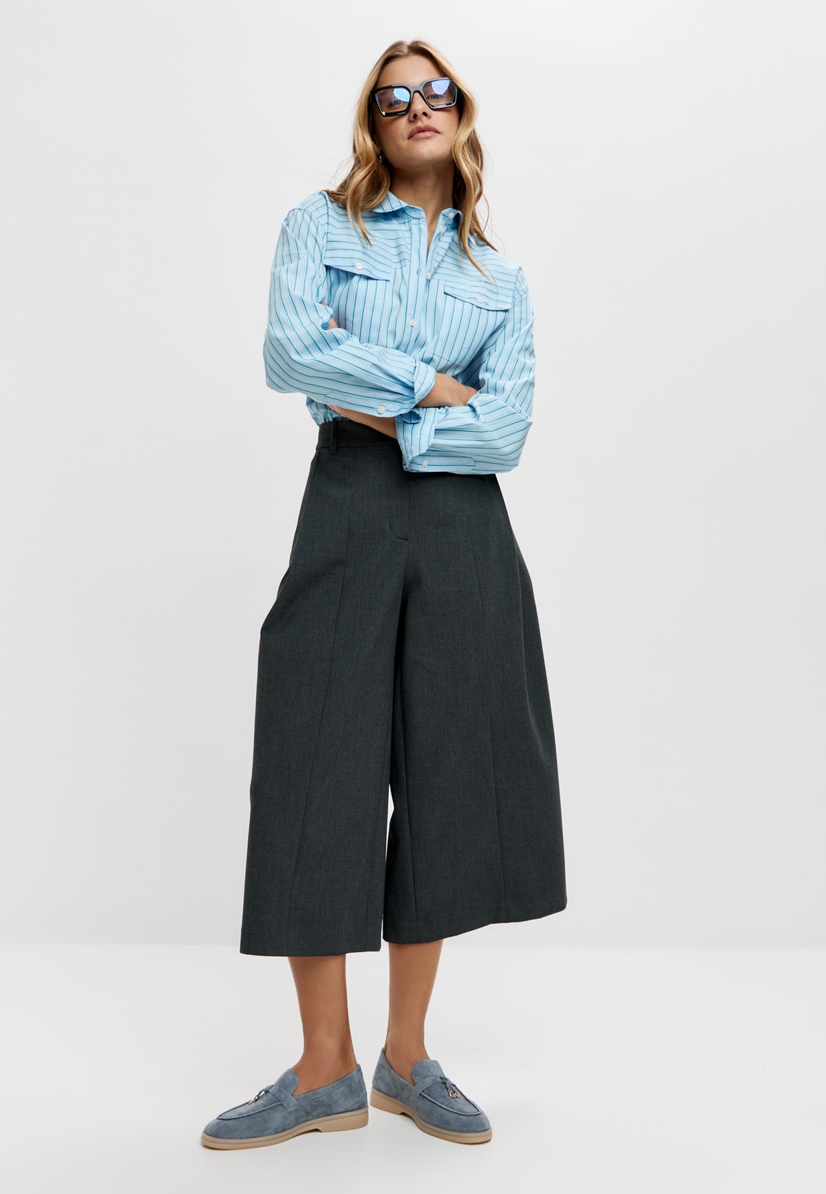 Platform Moccasins Aurelia - Blue