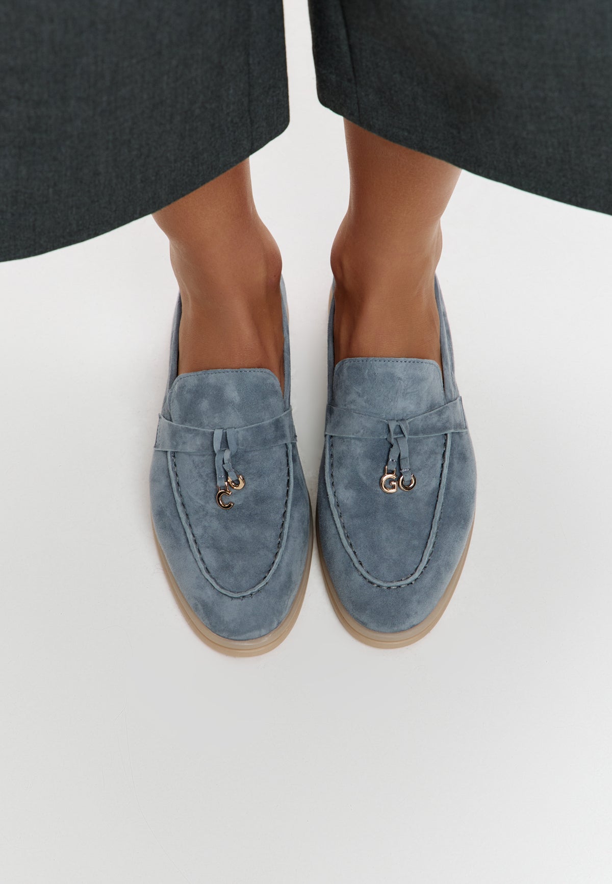 Platform Moccasins Aurelia - Blue