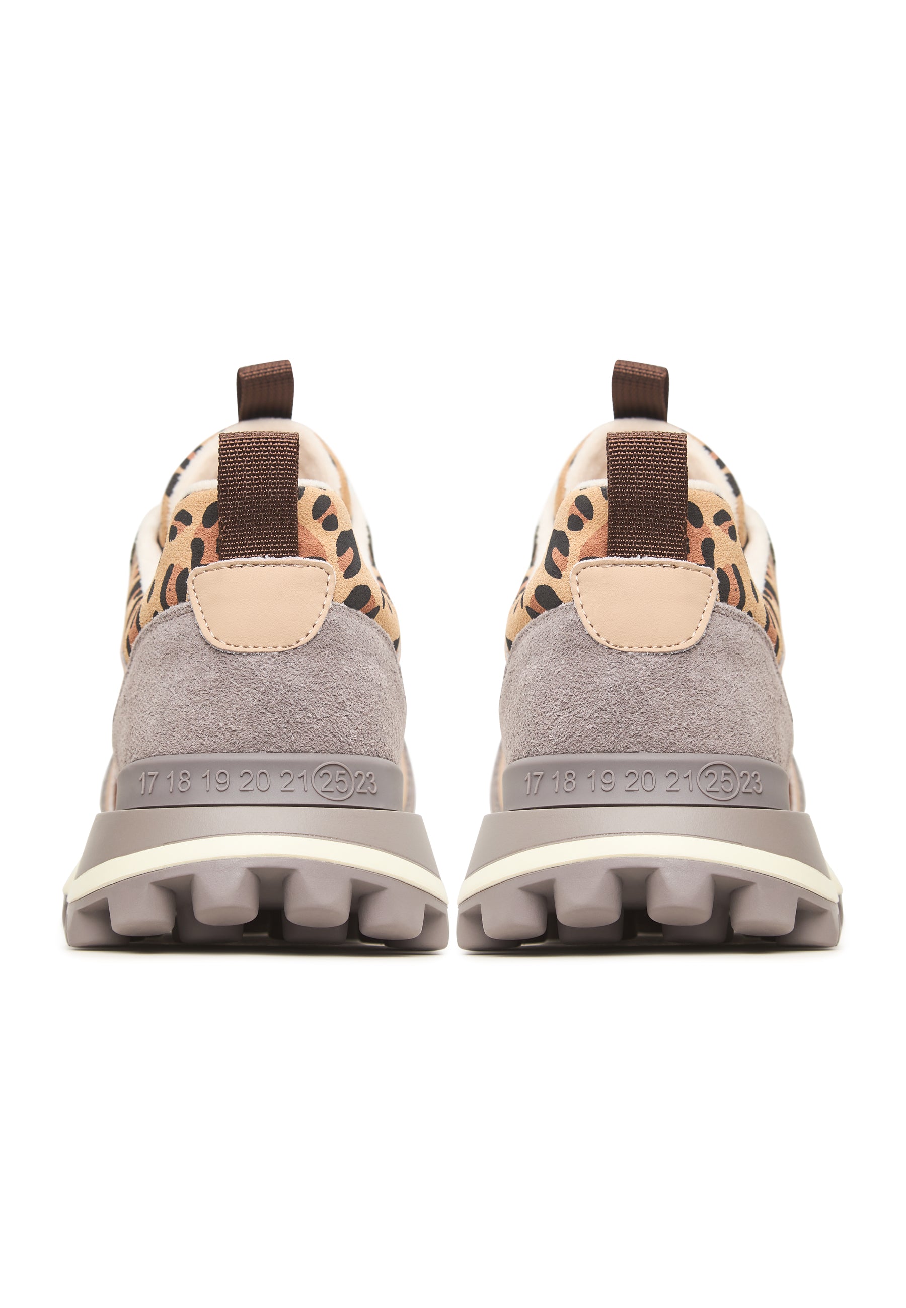 Chunky Platform Sneakers - Beige