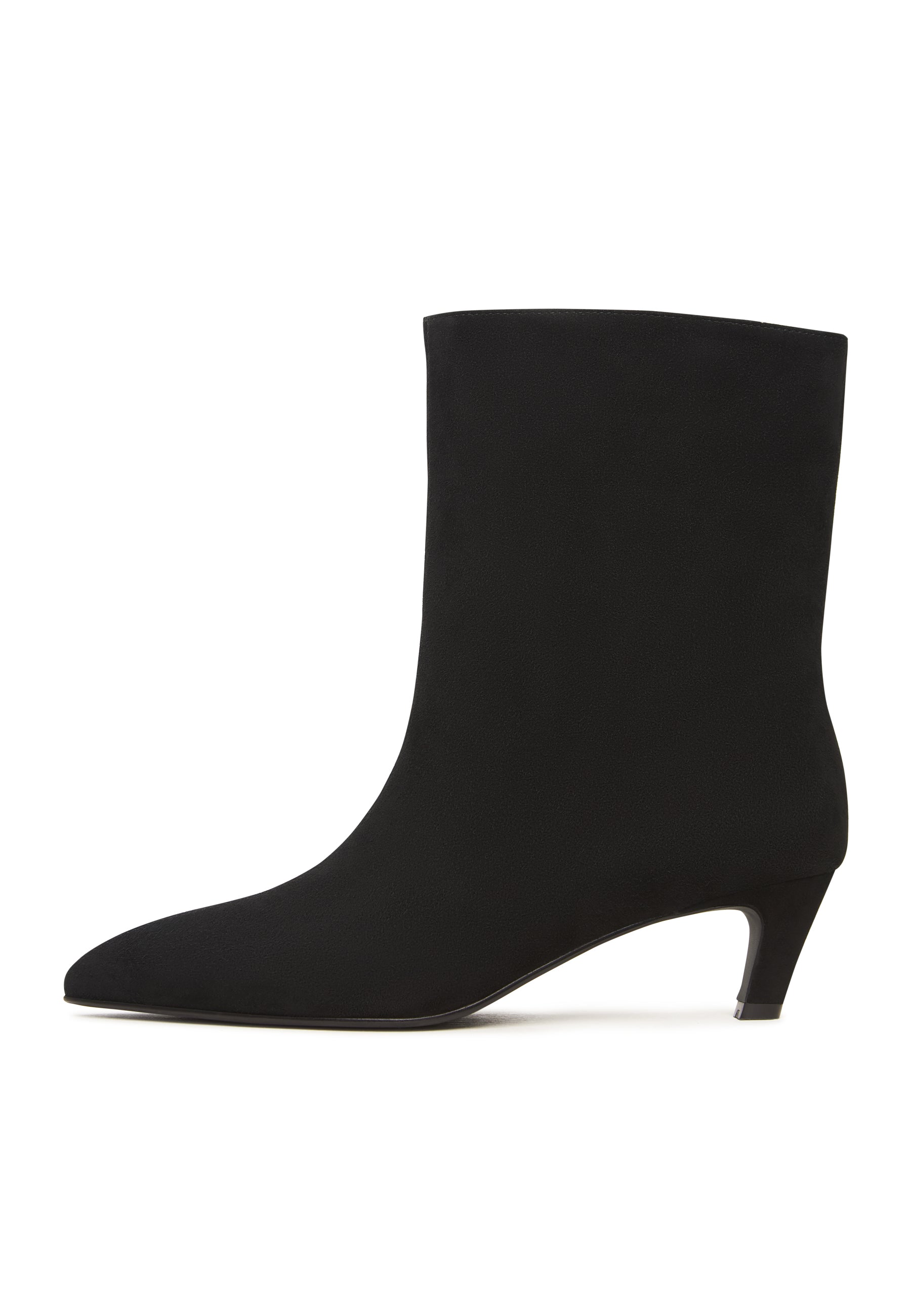 Kitten Heel Stiefelette Dolly - Schwarz