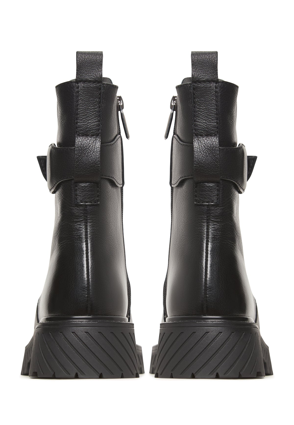 Rugged Lace-Up Boots Betty - Black