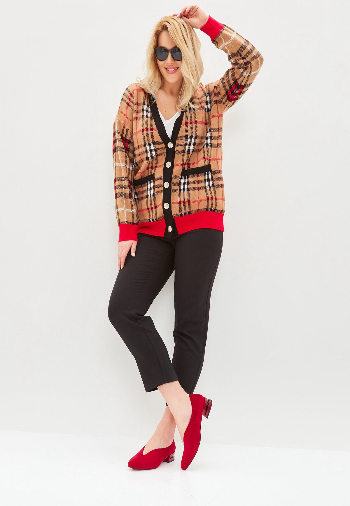 Ballerinor i mocka med spetsig tå