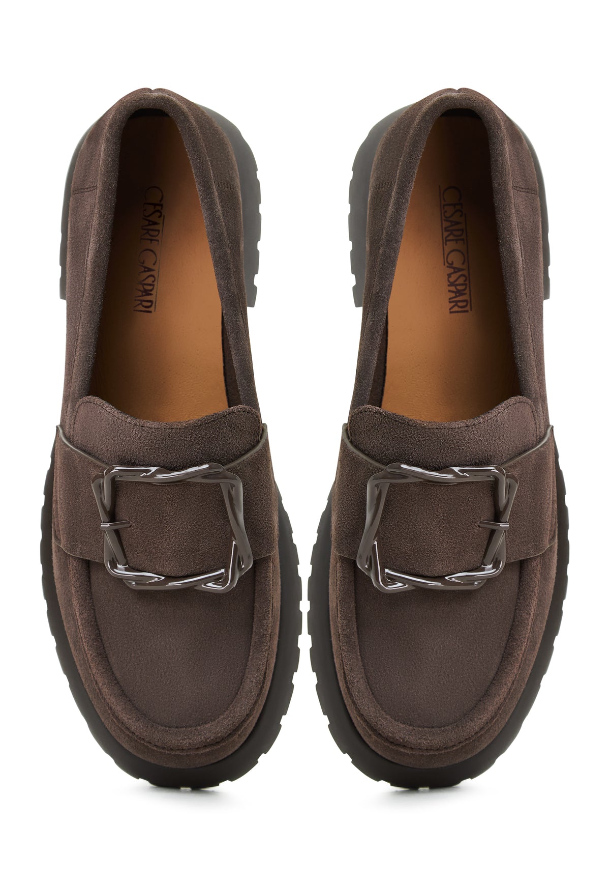 Platform Loafers Jenny - Brown