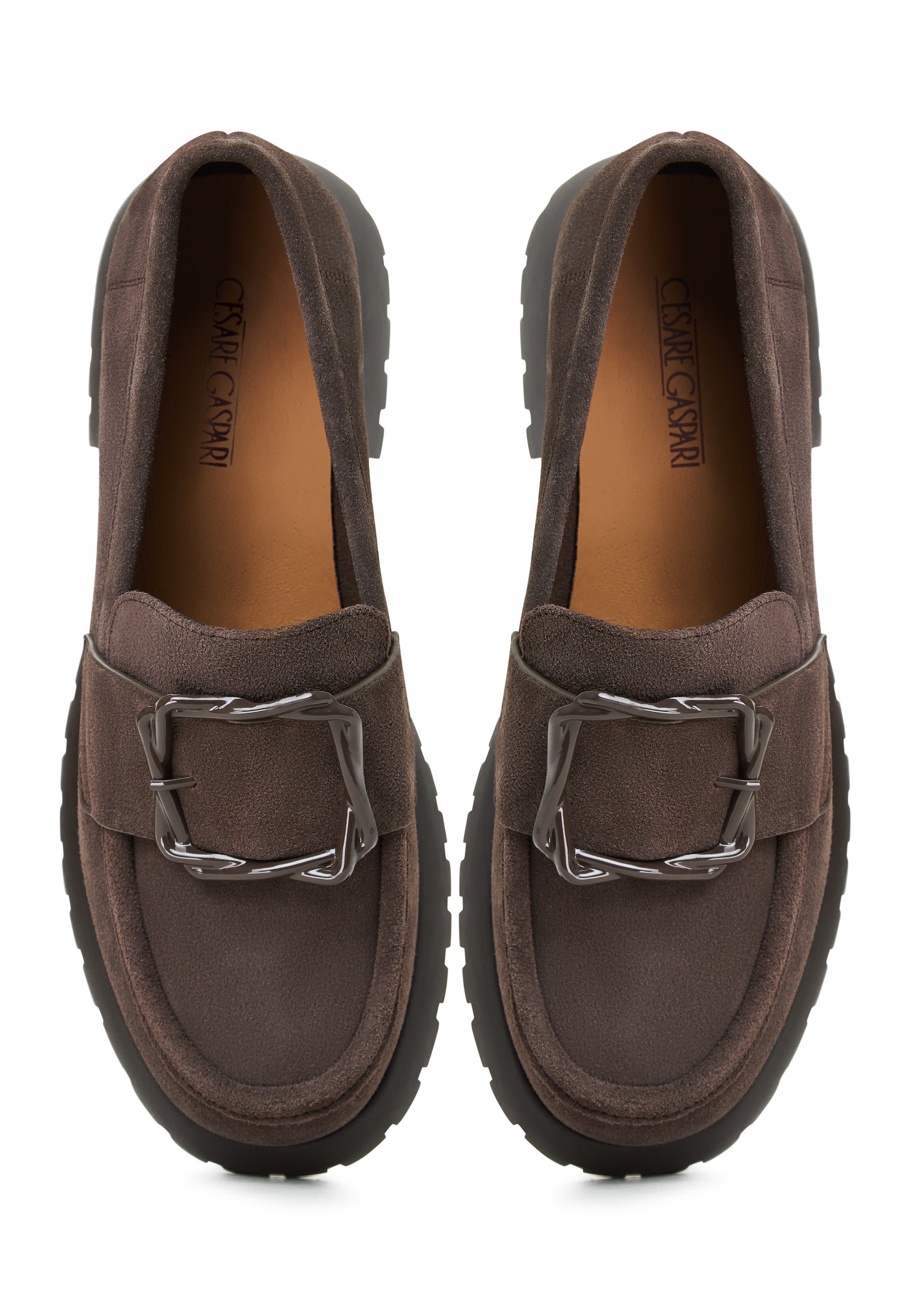 Platform Loafers Jenny - Brown