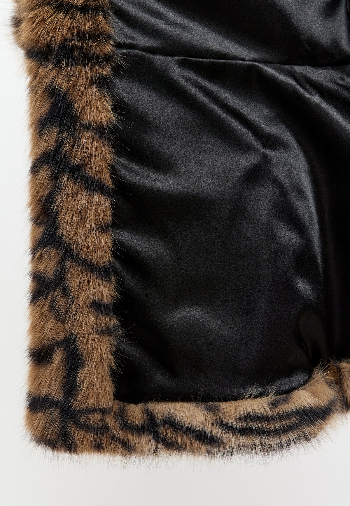 Veste en fausse fourrure – Tigress