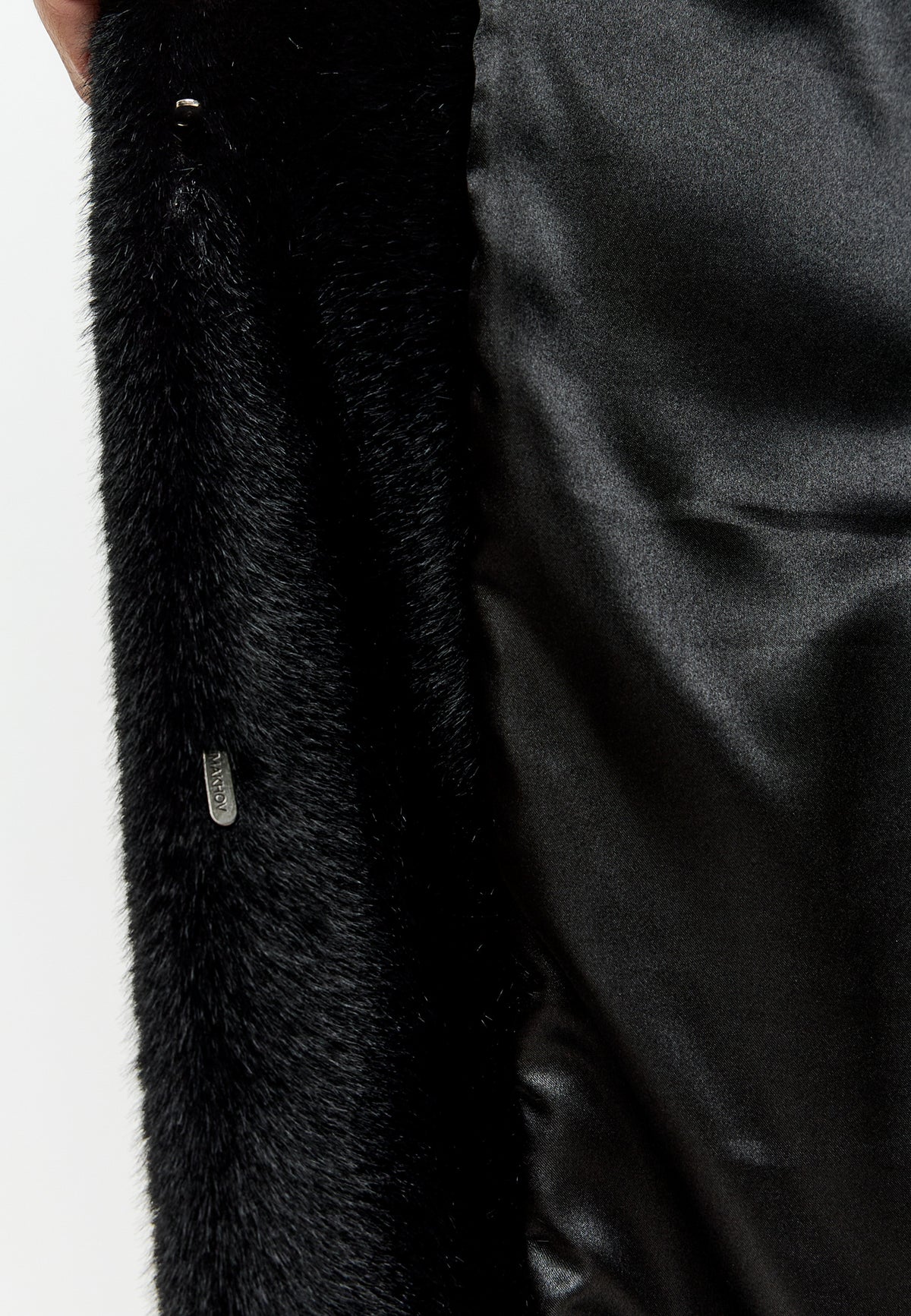 Mantel Noir Luxe – Schwarz