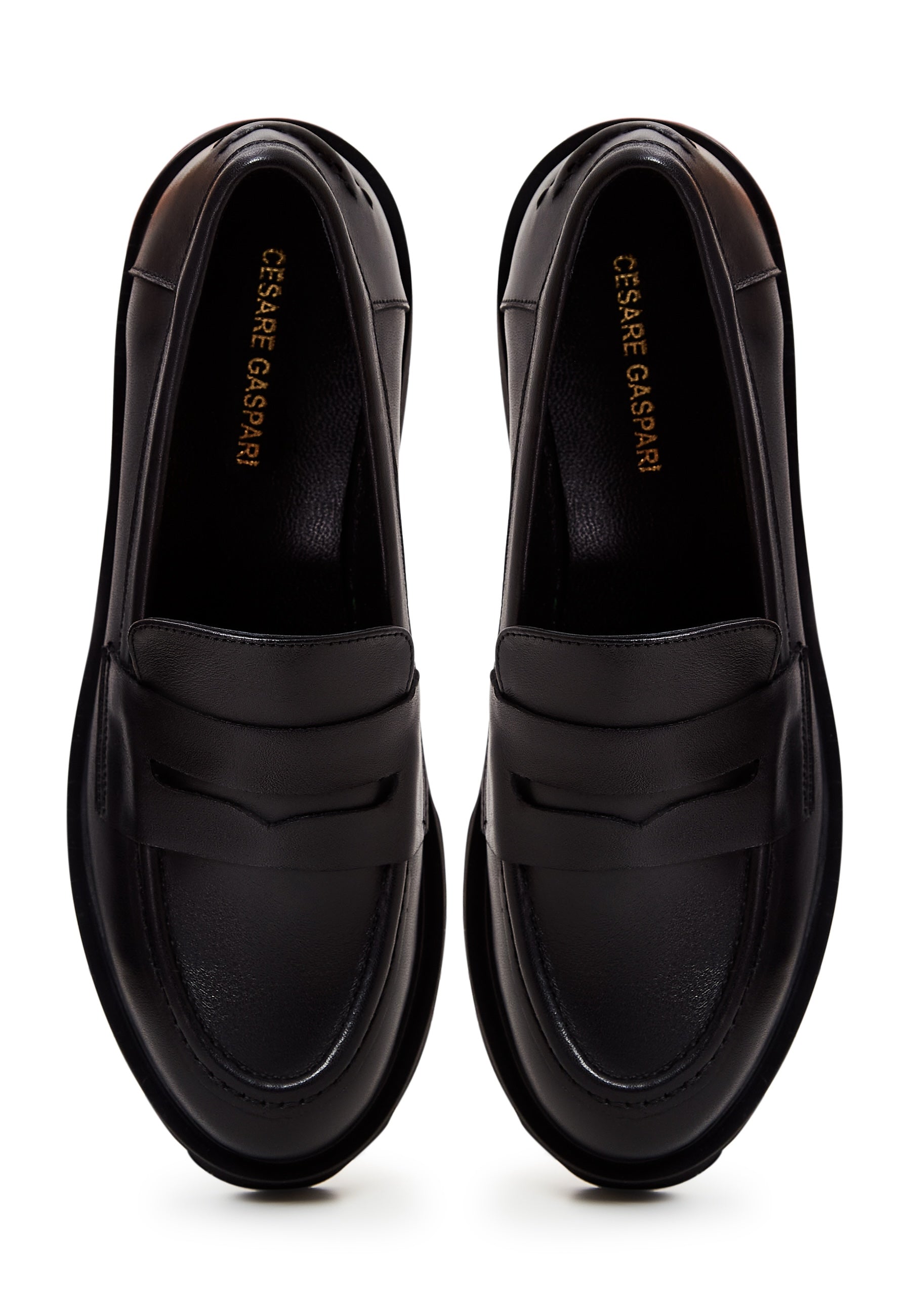 Chunky Platform Loafers - Cesare Gaspari 