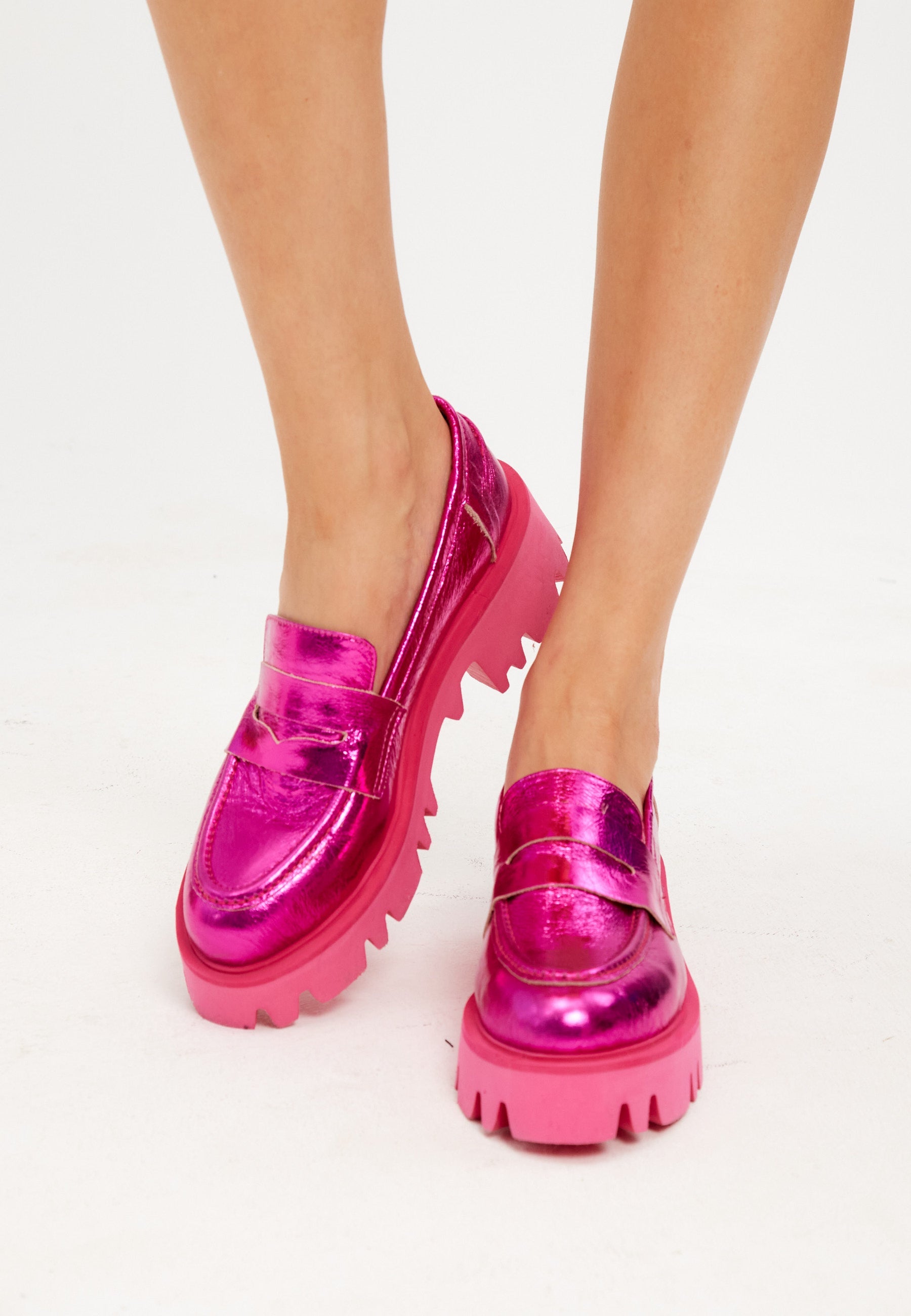 Chunky Platform Loafers - Cesare Gaspari 