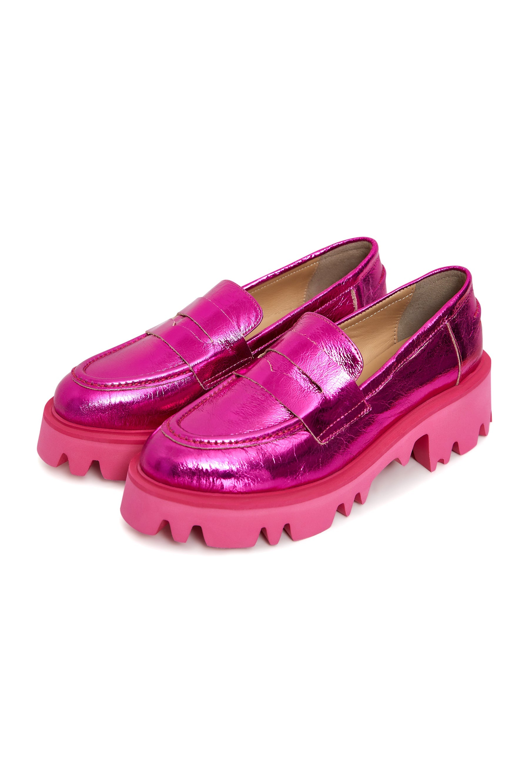 Chunky Platform Loafers - Cesare Gaspari 