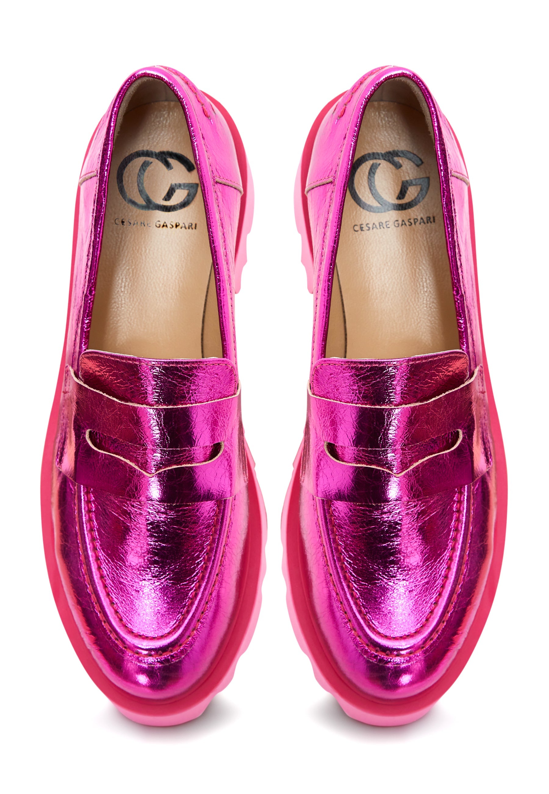 Chunky Platform Loafers - Cesare Gaspari 