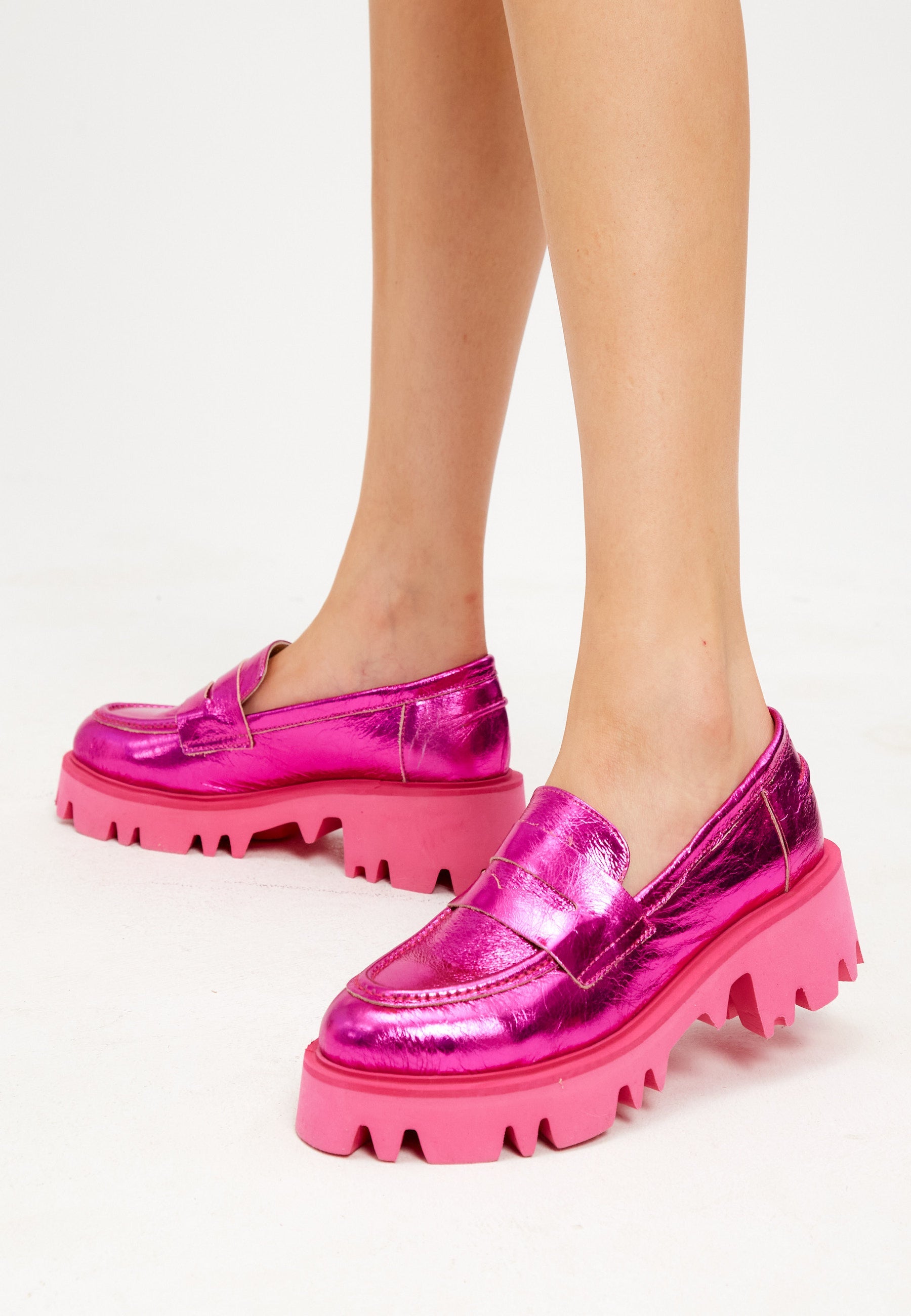 Chunky Platform Loafers - Cesare Gaspari 