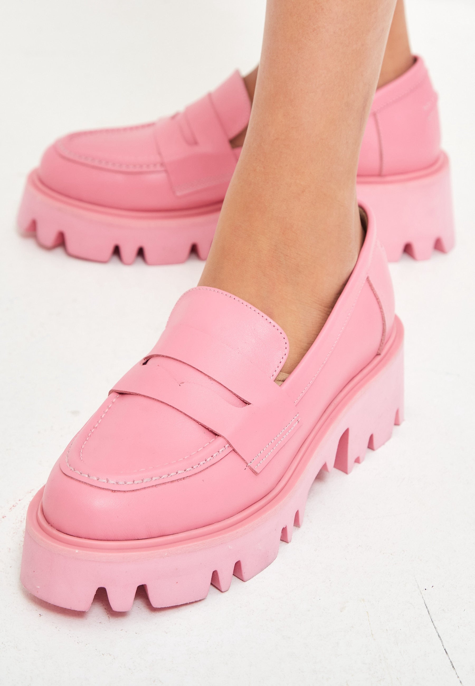 Chunky Platform Loafers - Cesare Gaspari 