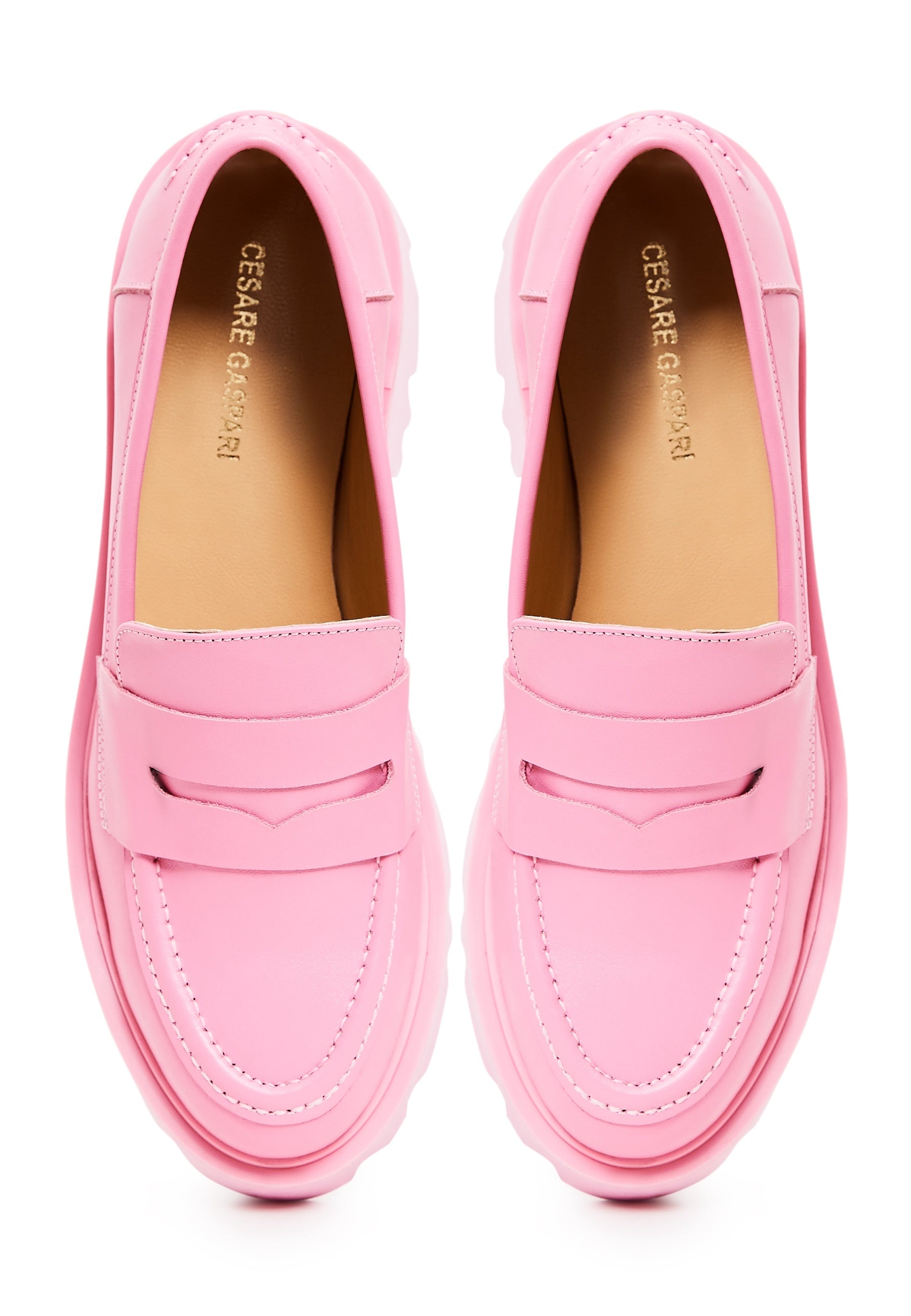 Chunky Platform Loafers - Cesare Gaspari 