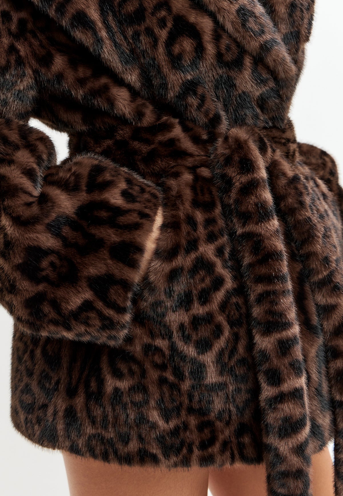 Faux Fur Coat Samarcanda - Leopard