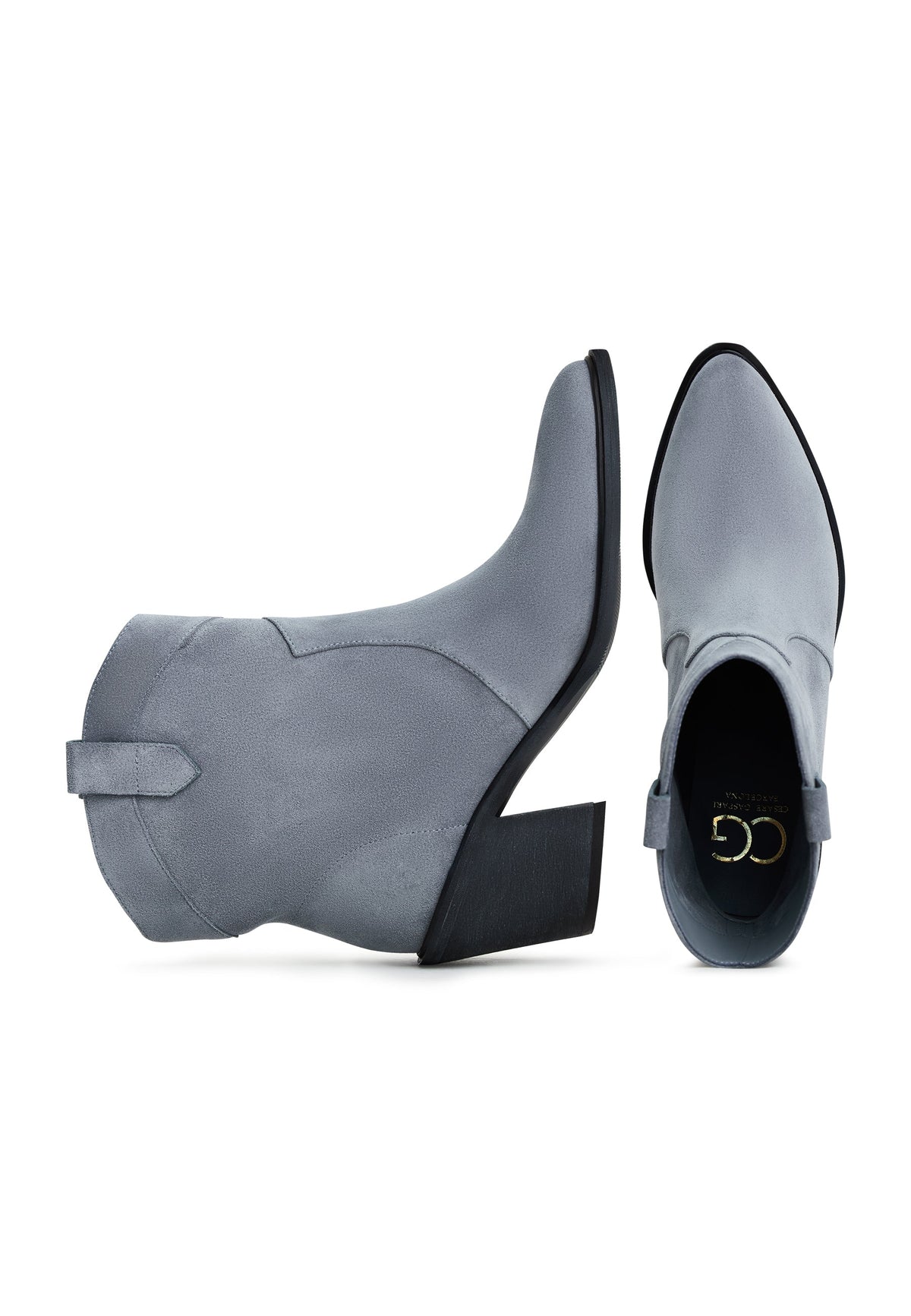 Cowboystiefel mit Blockabsatz Lucia - Blau