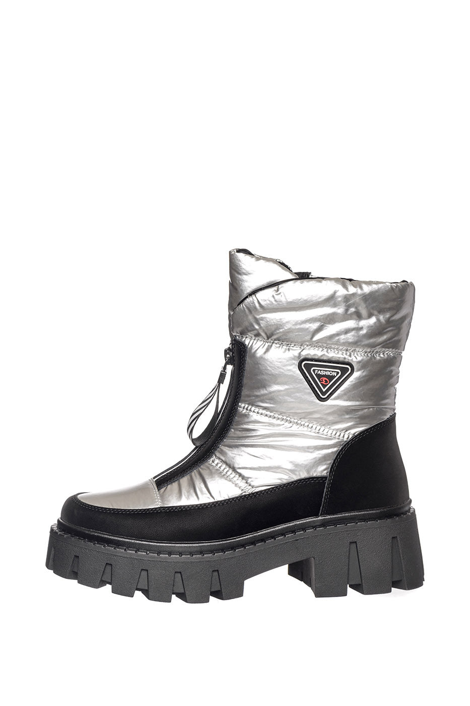 Metallic Winter Platform Boots