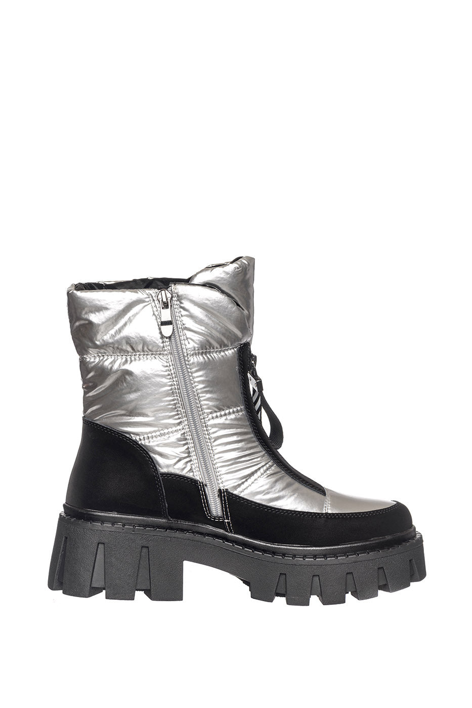 Metallic Winter Platform Boots