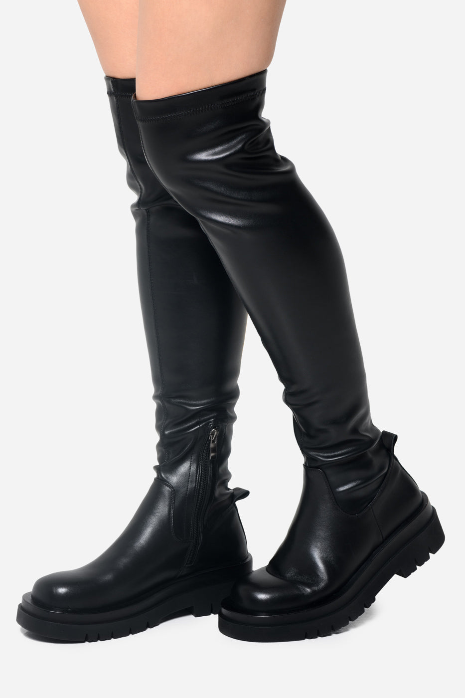 Over-The-Knee Chunky Boots