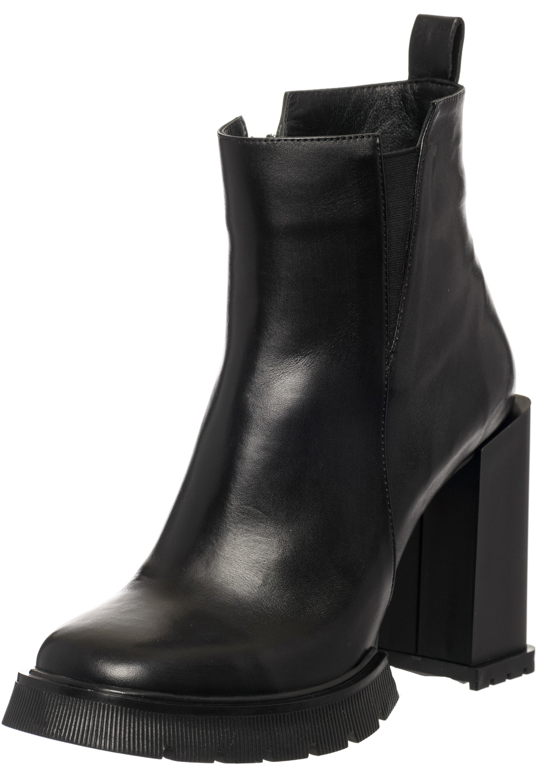 Chunky Heeled Ankle Boots