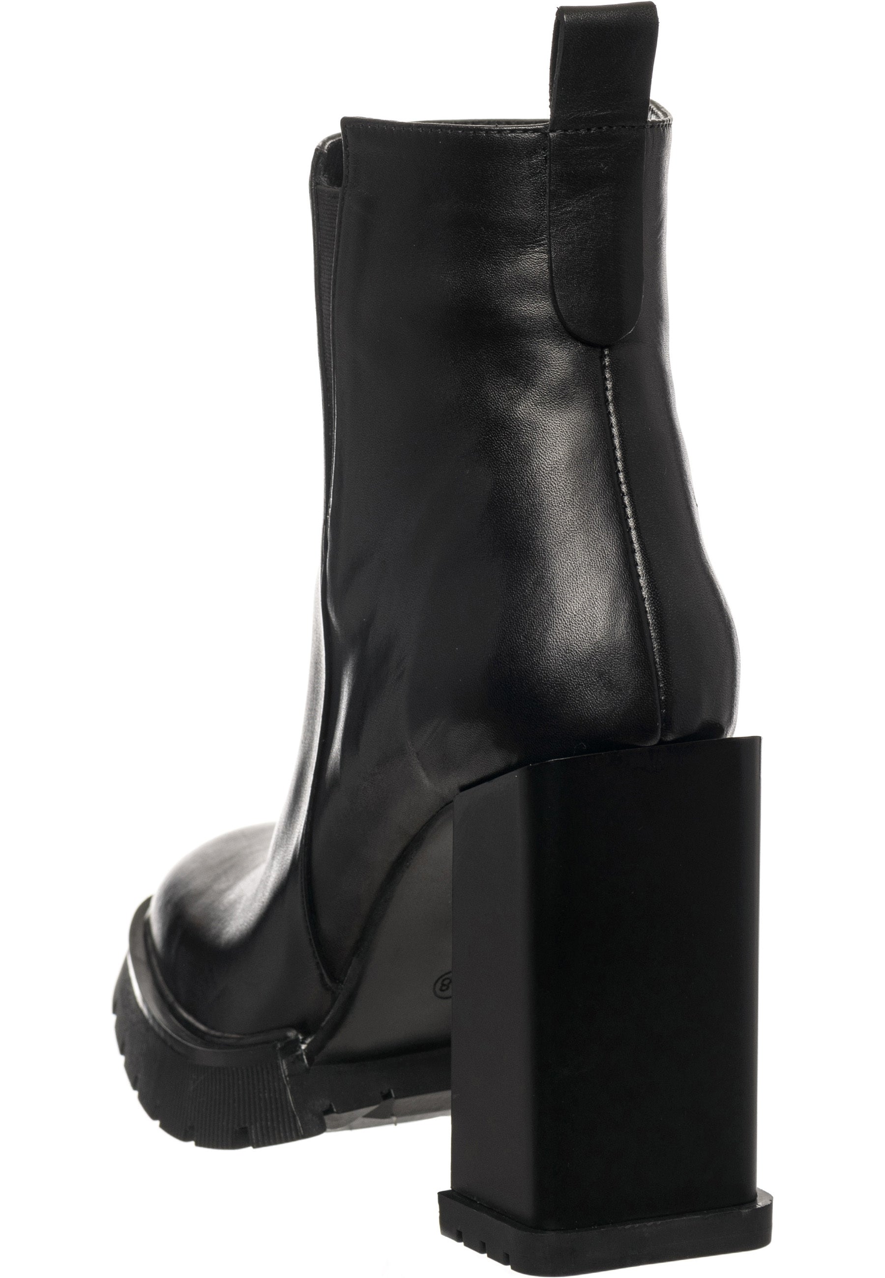 Chunky Heeled Ankle Boots