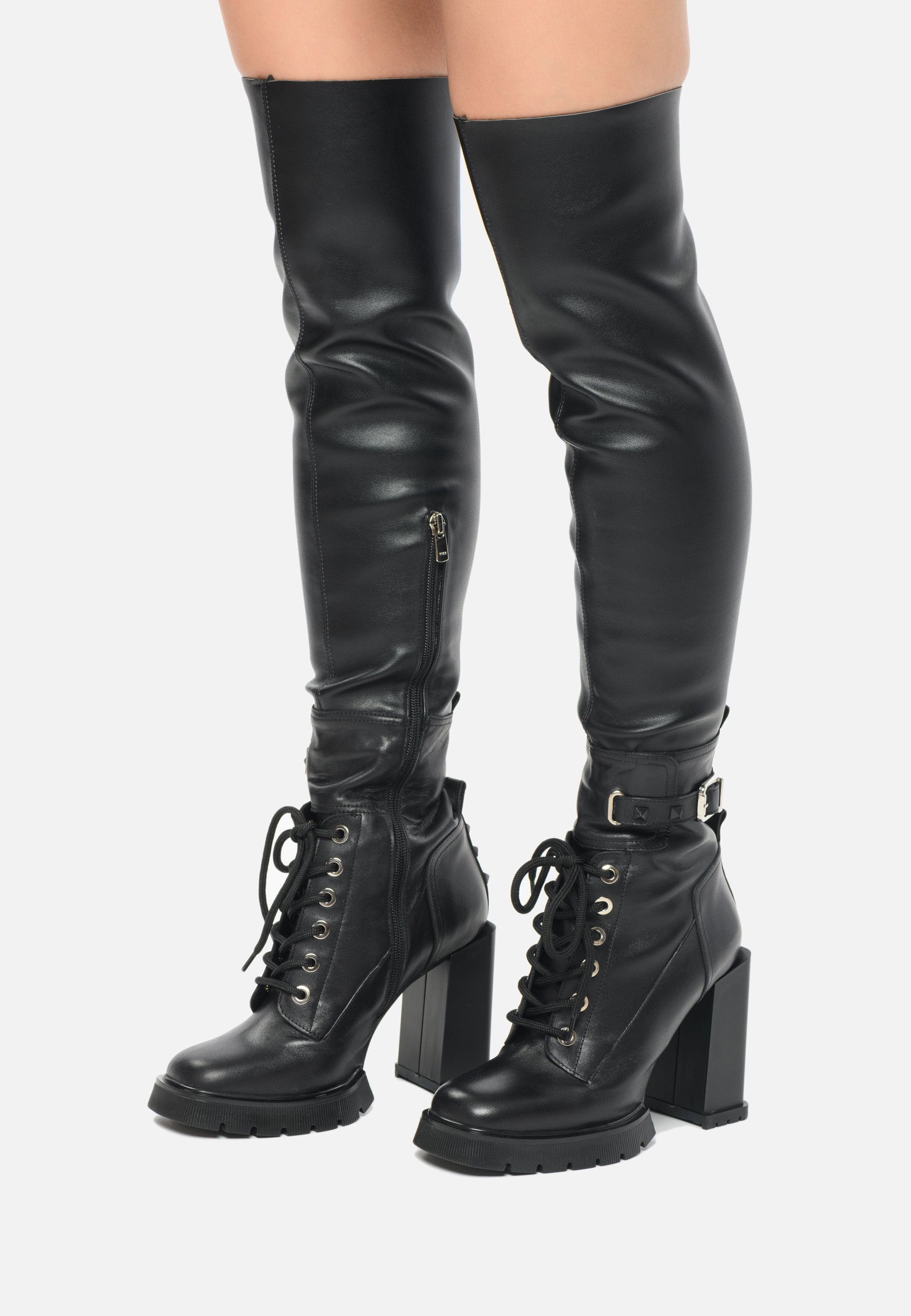 Over-the-Knee Heeled Boots