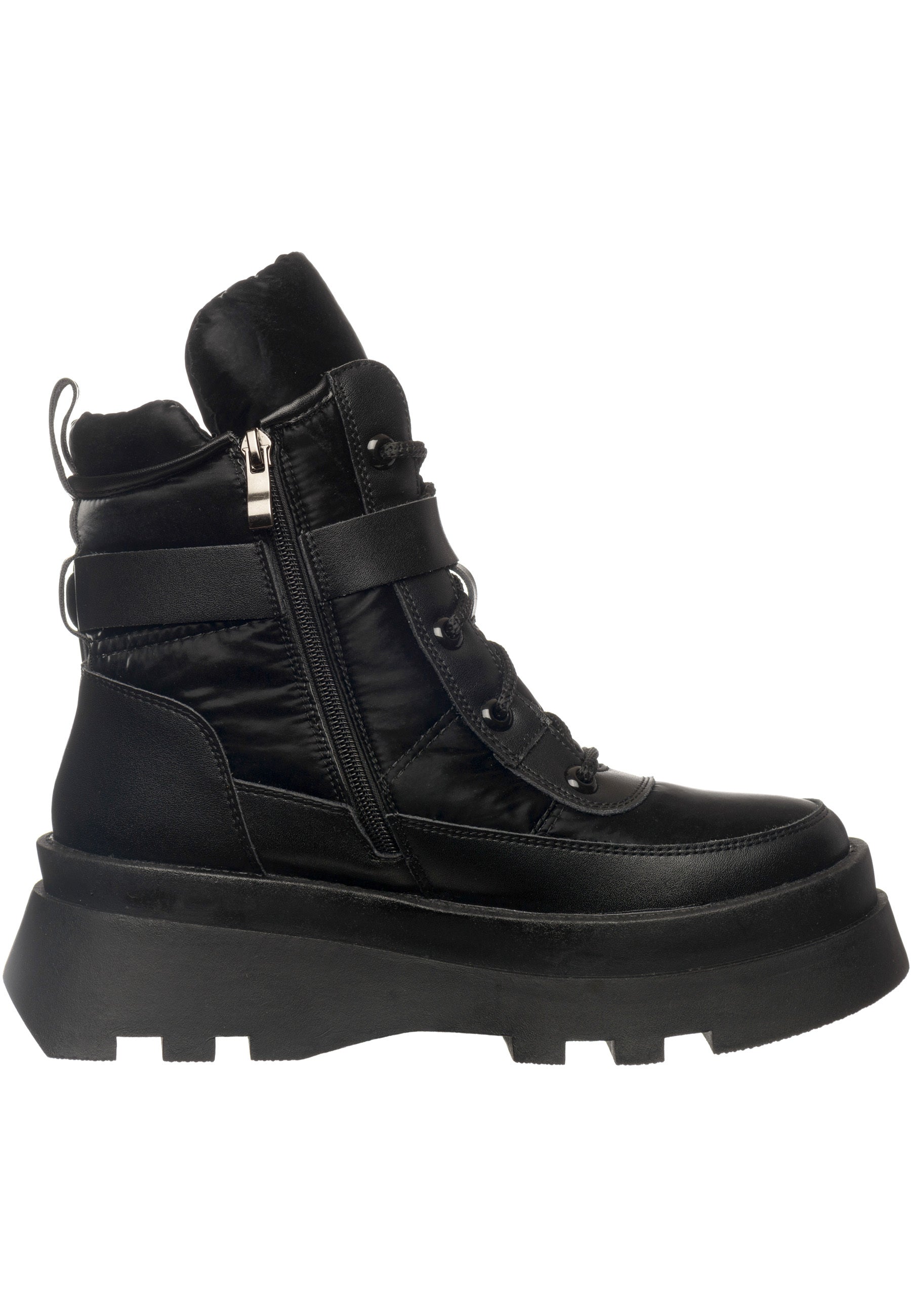 Insulated Winter Lace-Up Boots