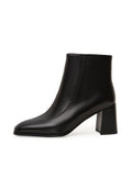 Bottines Sophia à talon bloc – noir