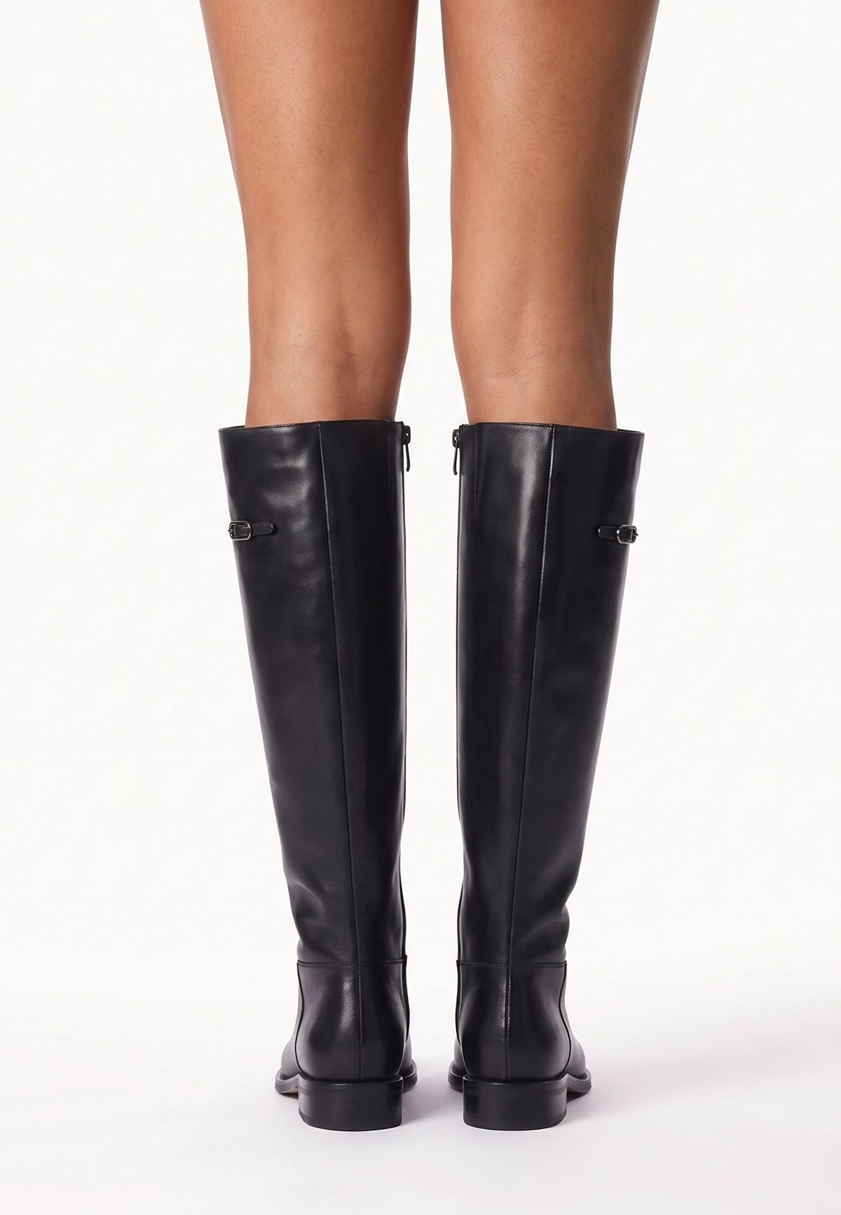 Leather Riding Knee-High Boots