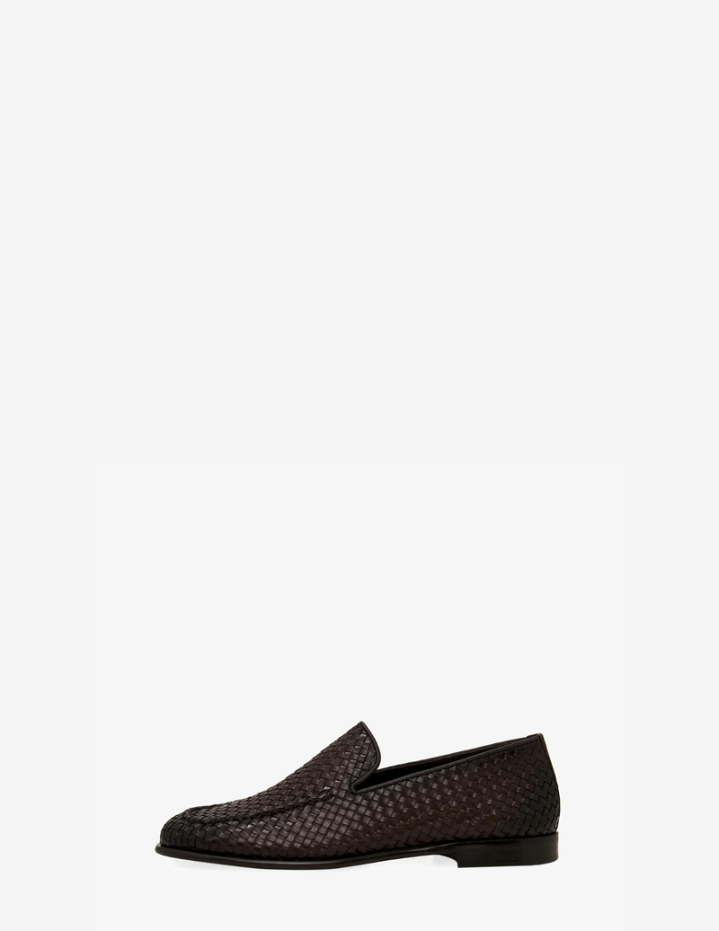 Woven Slip-On Loafers