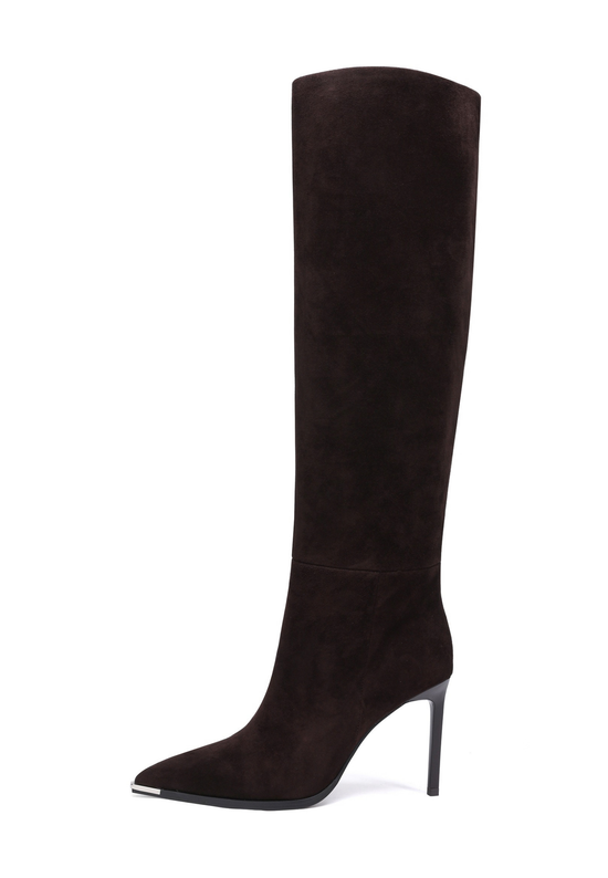 Botas altas de ante Skyline con tacón stiletto