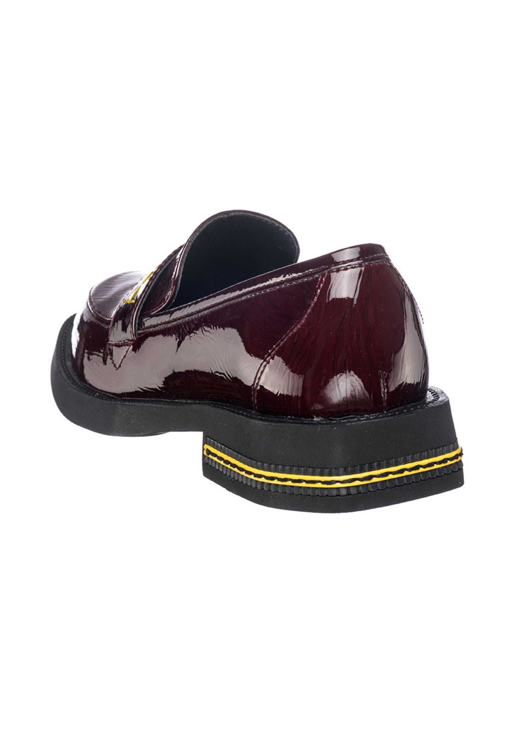 Burgundy Patent Leather Loafers – Sleek and Stylish with a Comfortable Fit